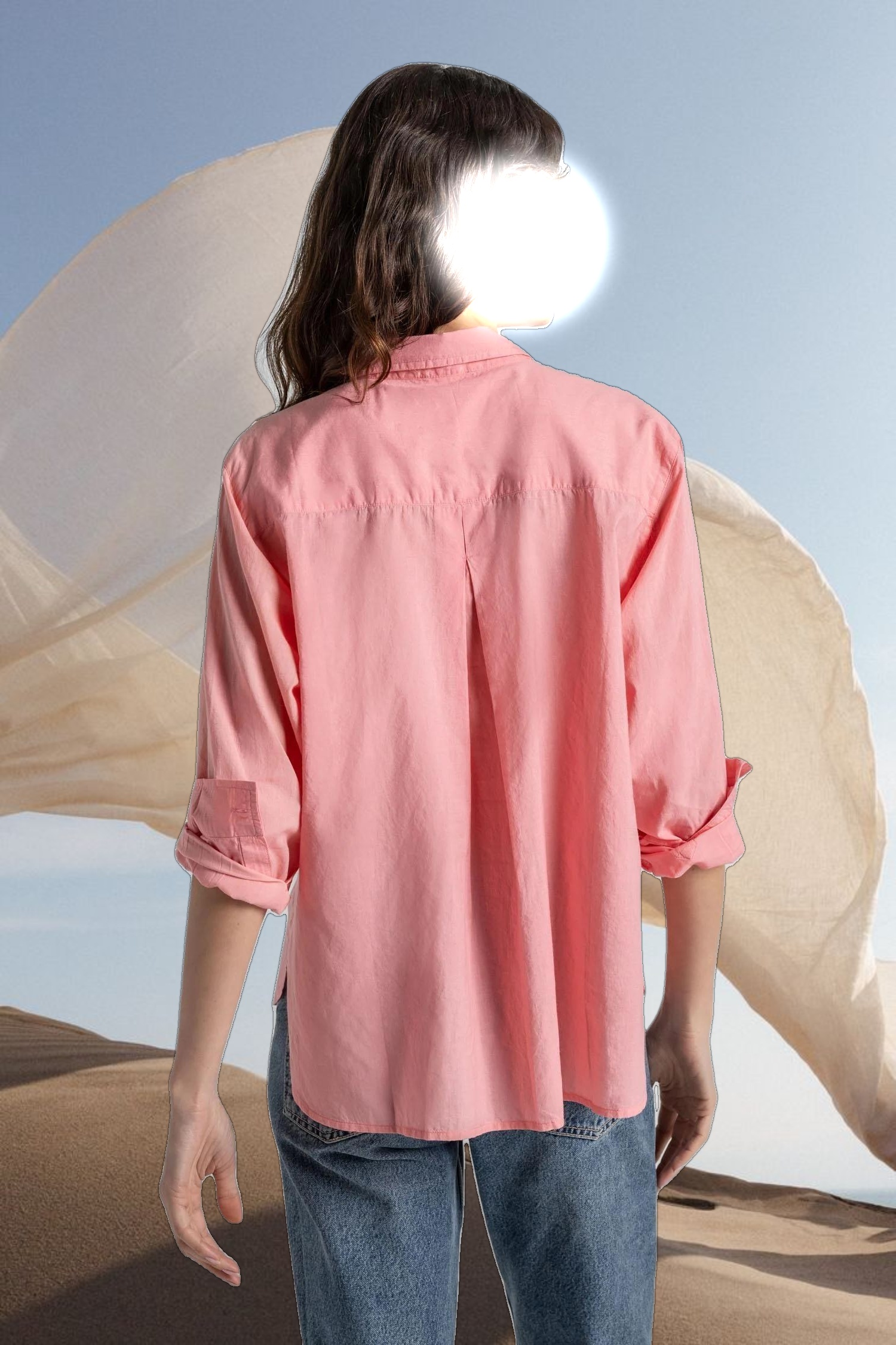 Relaxed Long Sleeve Button Down