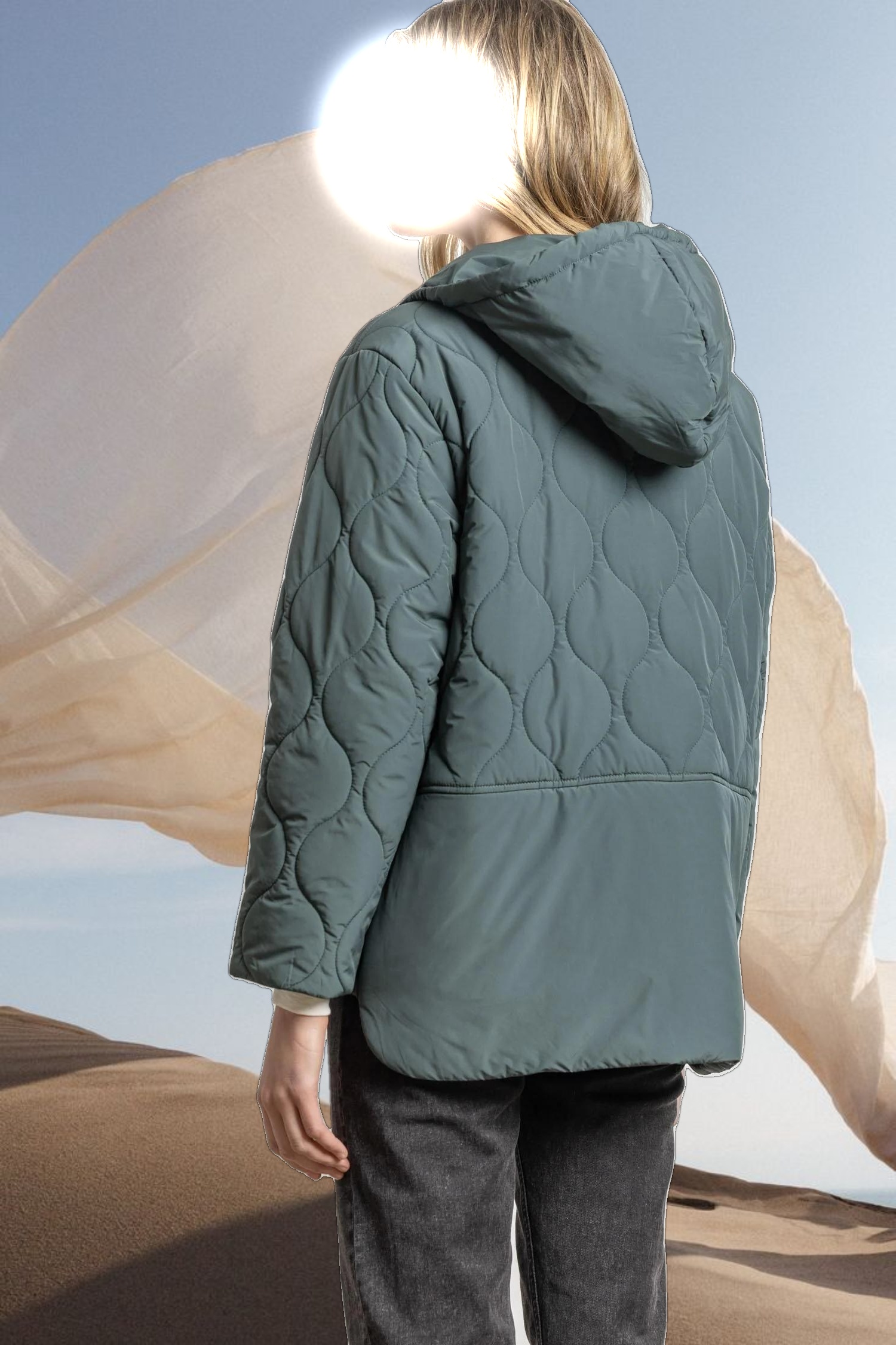 Nylon Quilted Jacket