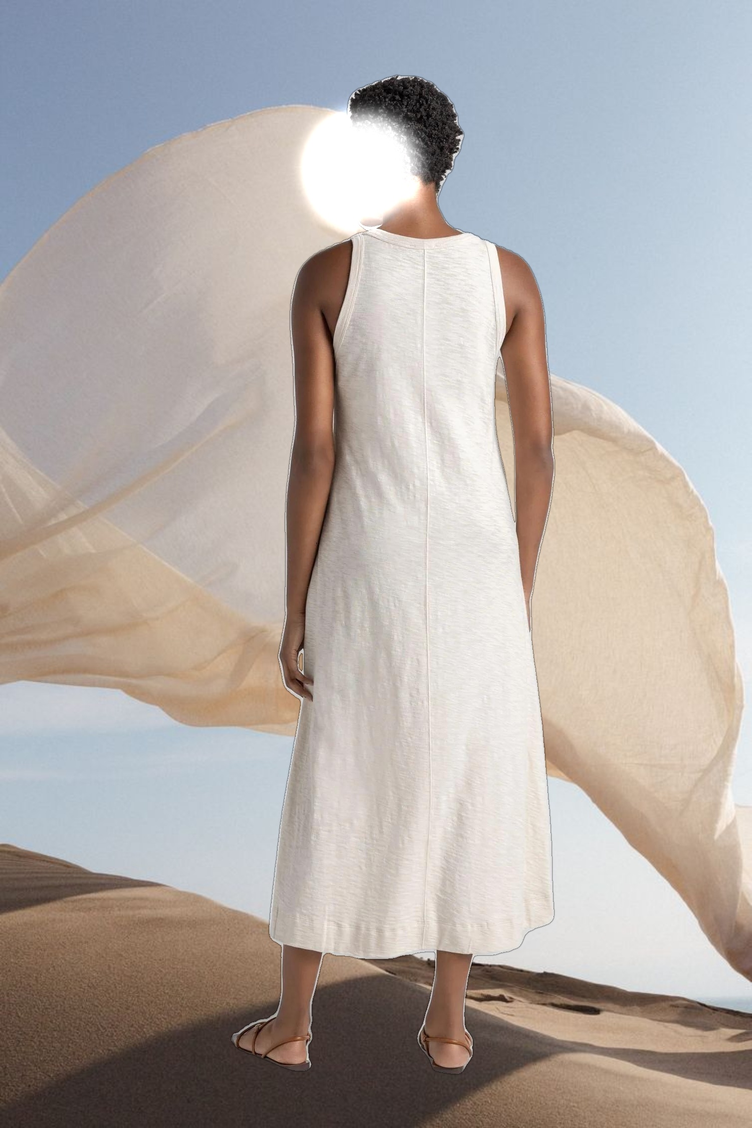 Jewel Neck Tank Dress