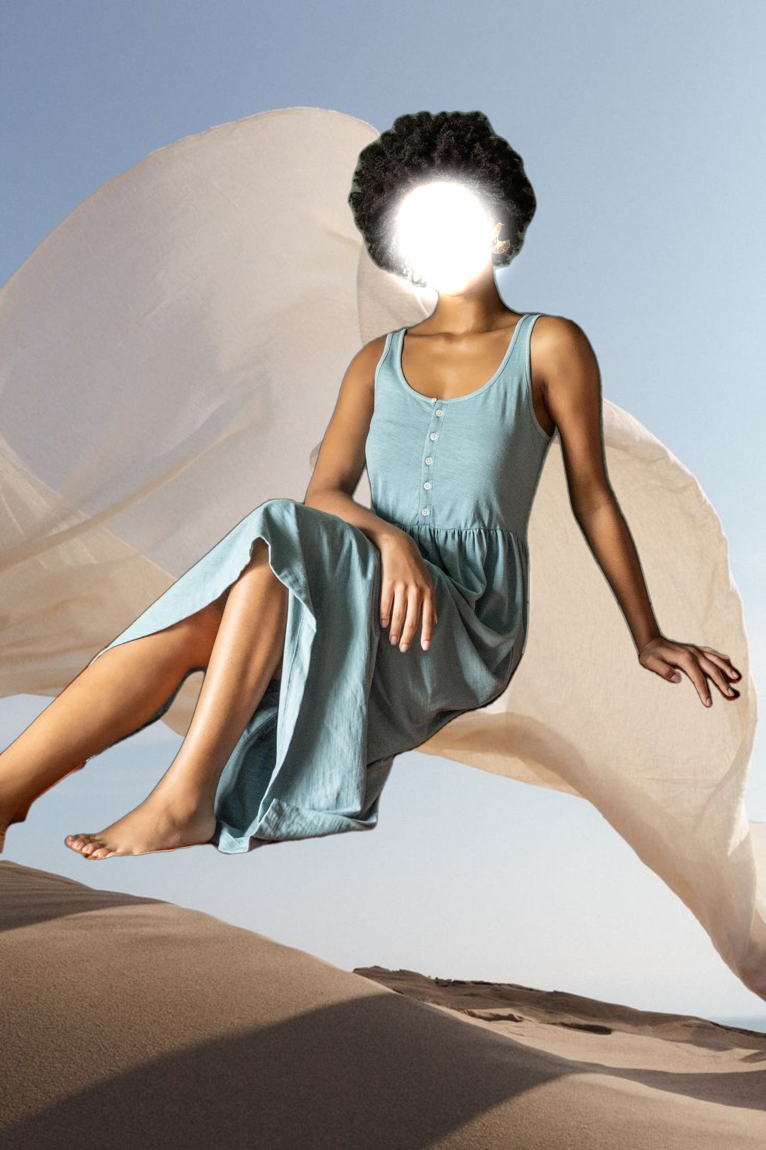 Hi-Low Maxi Tank Dress