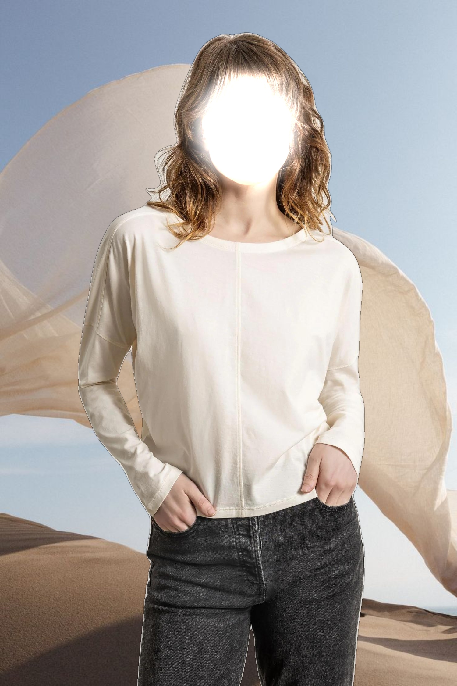 Drop Shoulder Boatneck