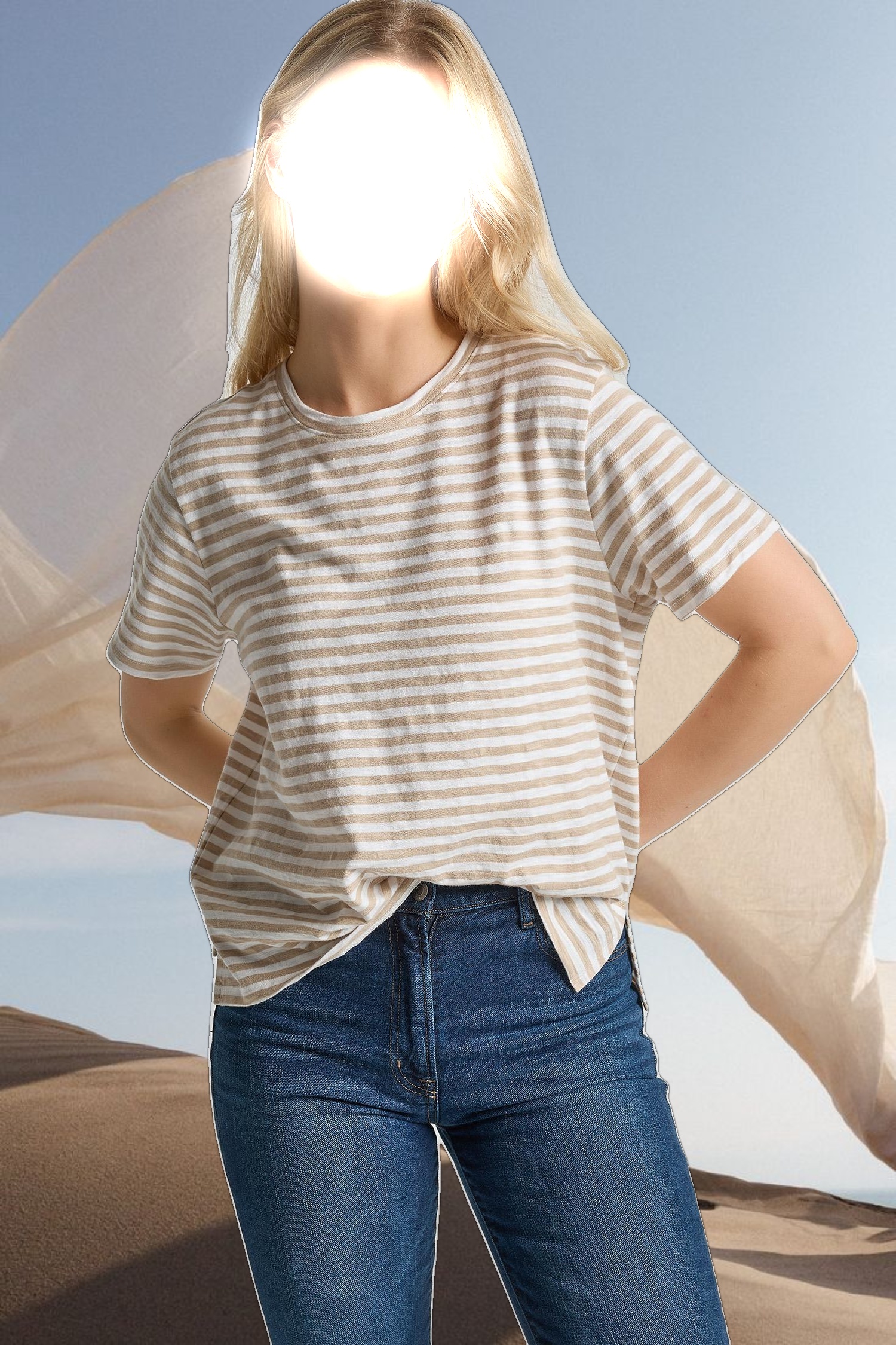 Striped Boyfriend Tee