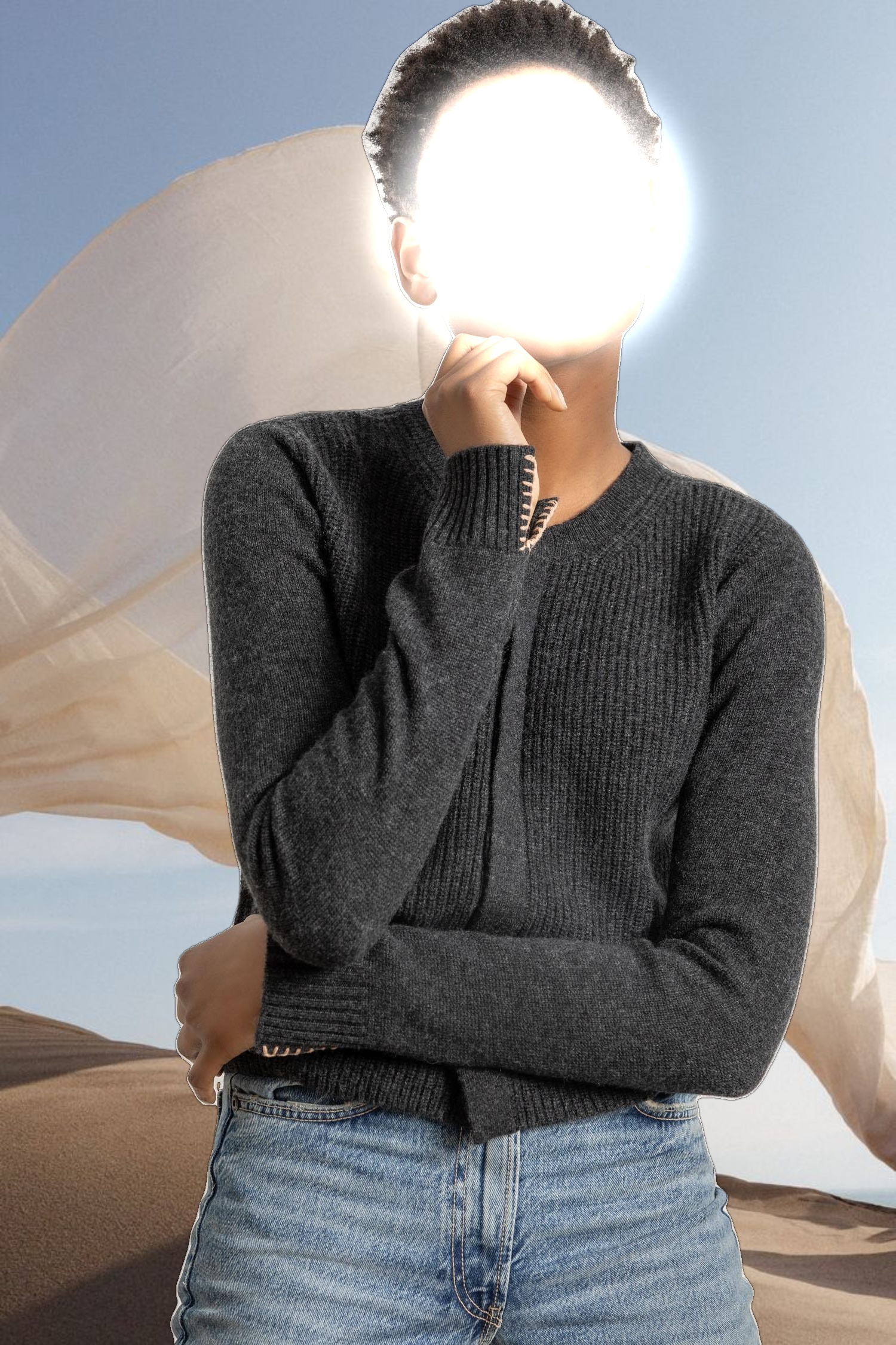 Ribbed Cardigan Sweater