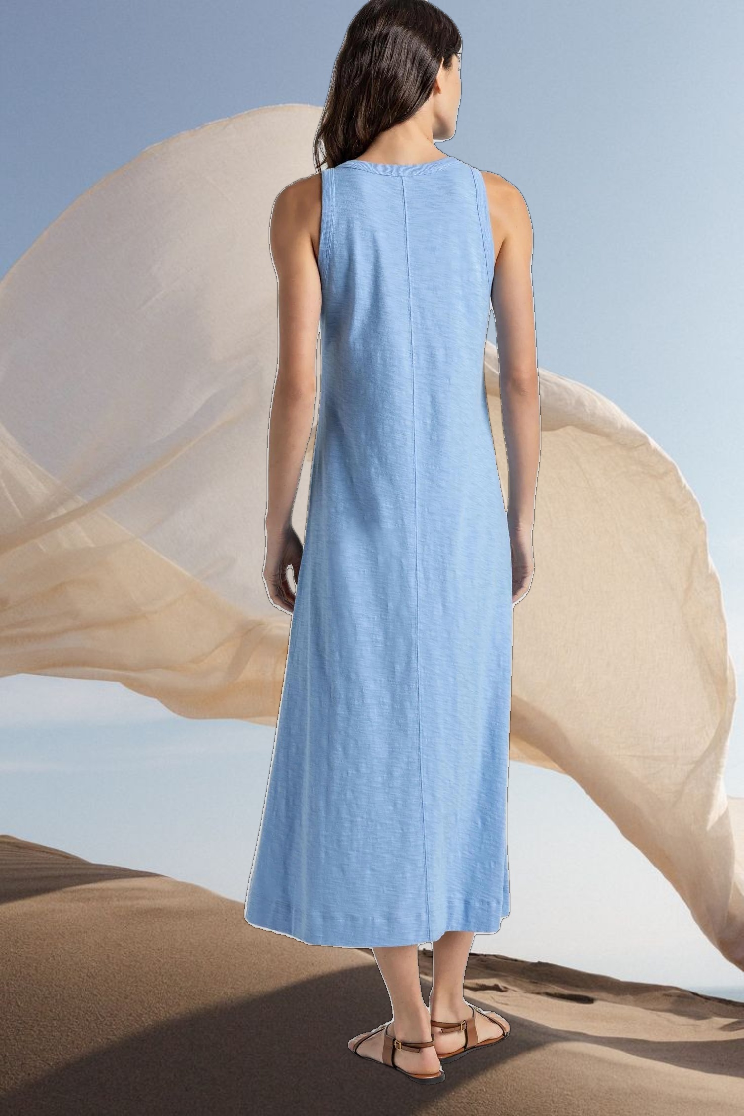 Jewel Neck Tank Dress