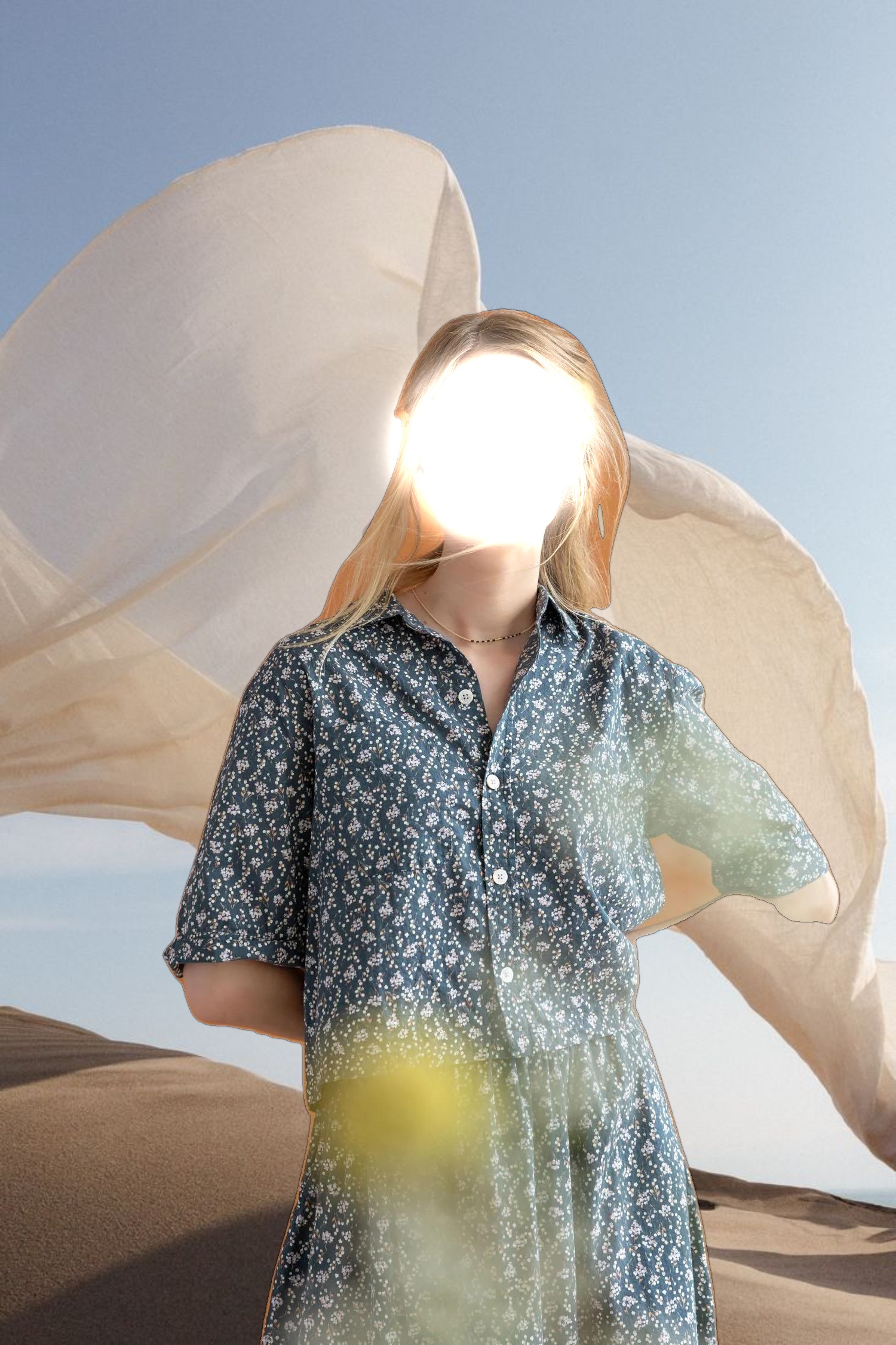 Easy Sleeve Button Down