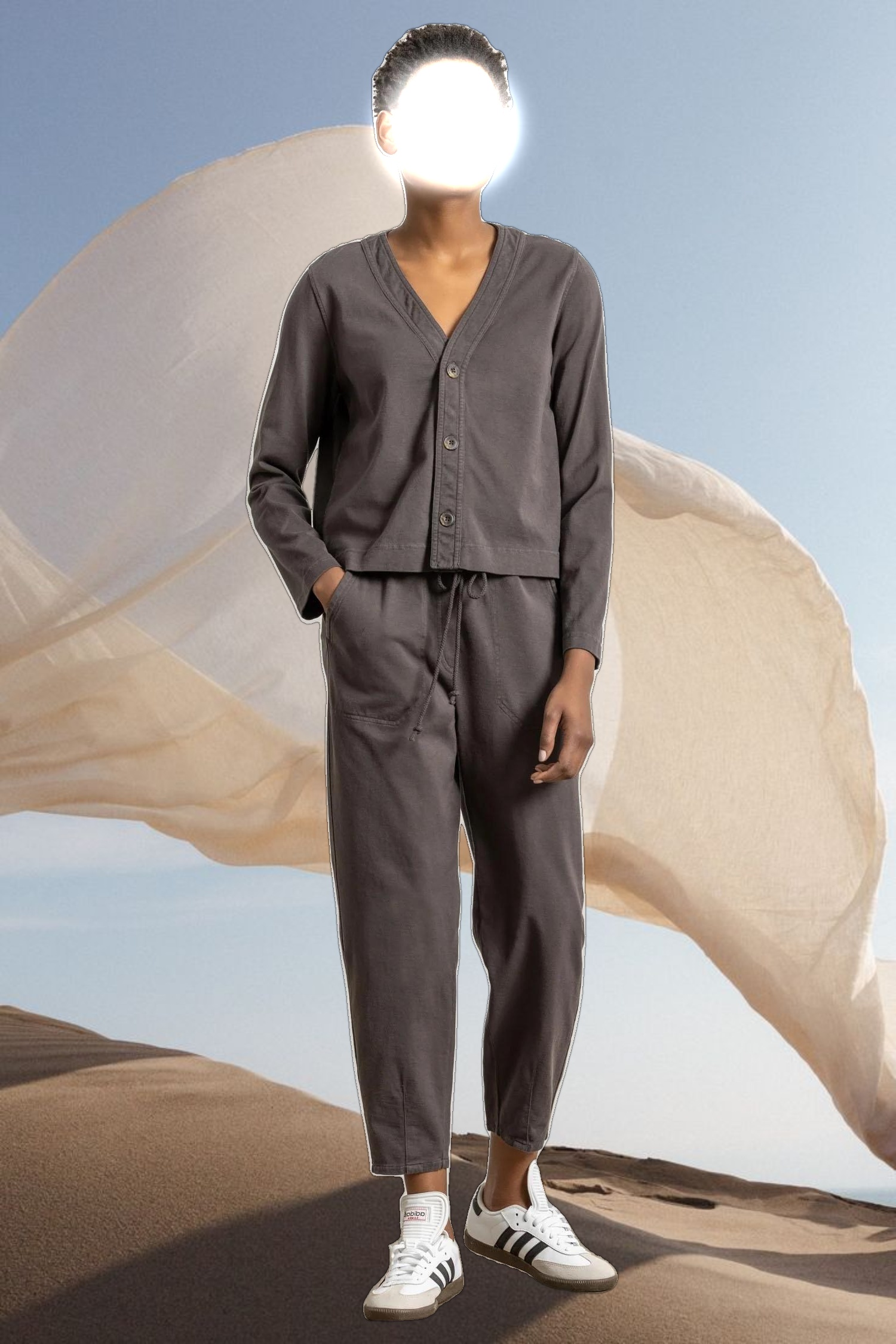 Mixed Media Cardigan