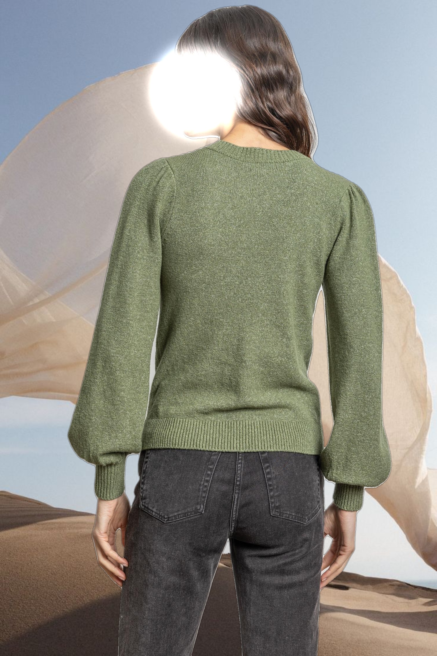 Full Sleeve V-Neck Sweater