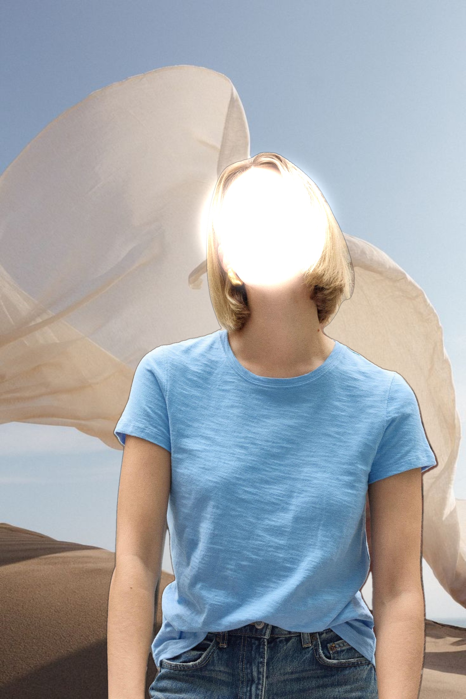 Short Sleeve Back Seam Crewneck