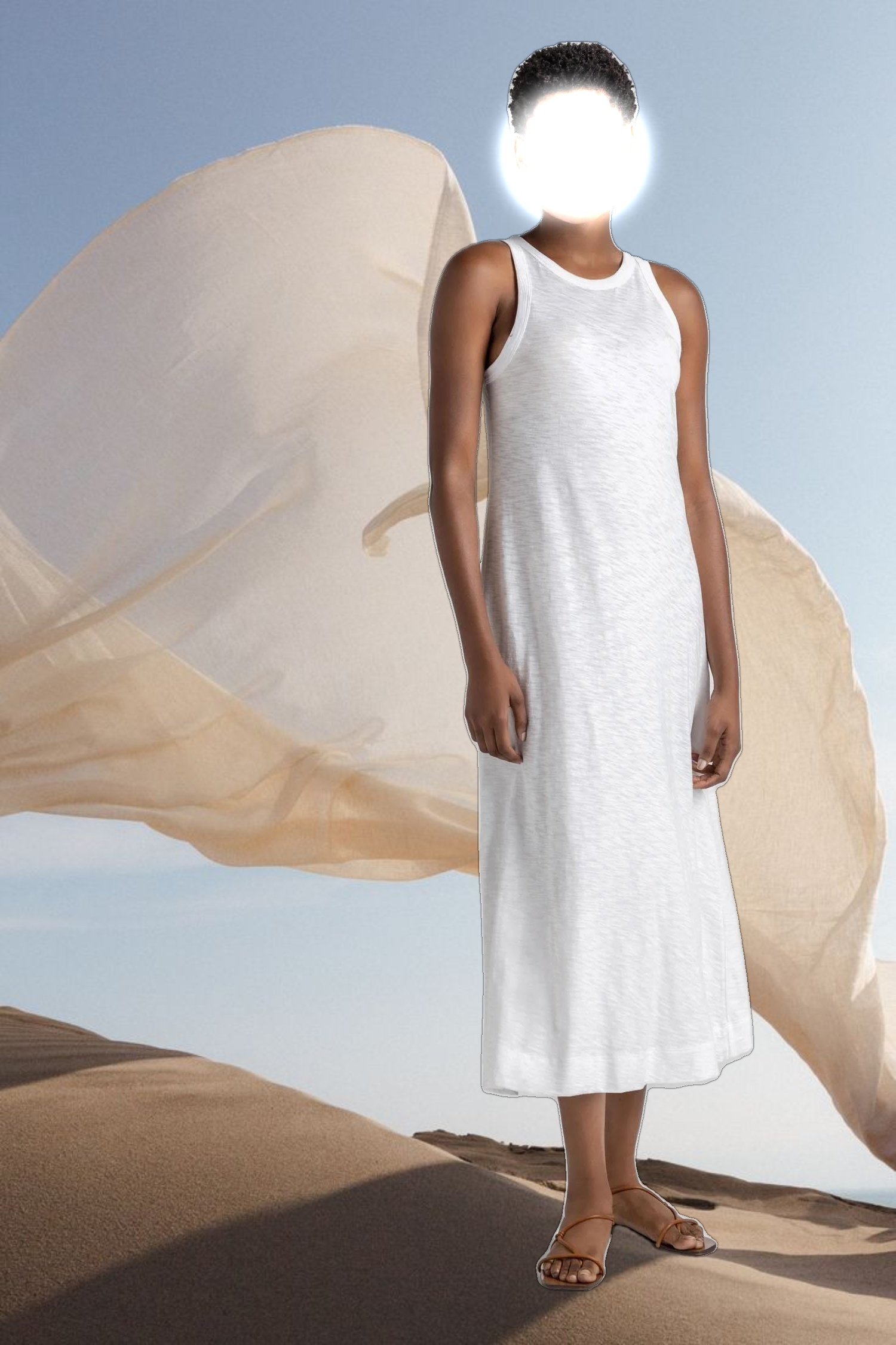 Jewel Neck Tank Dress