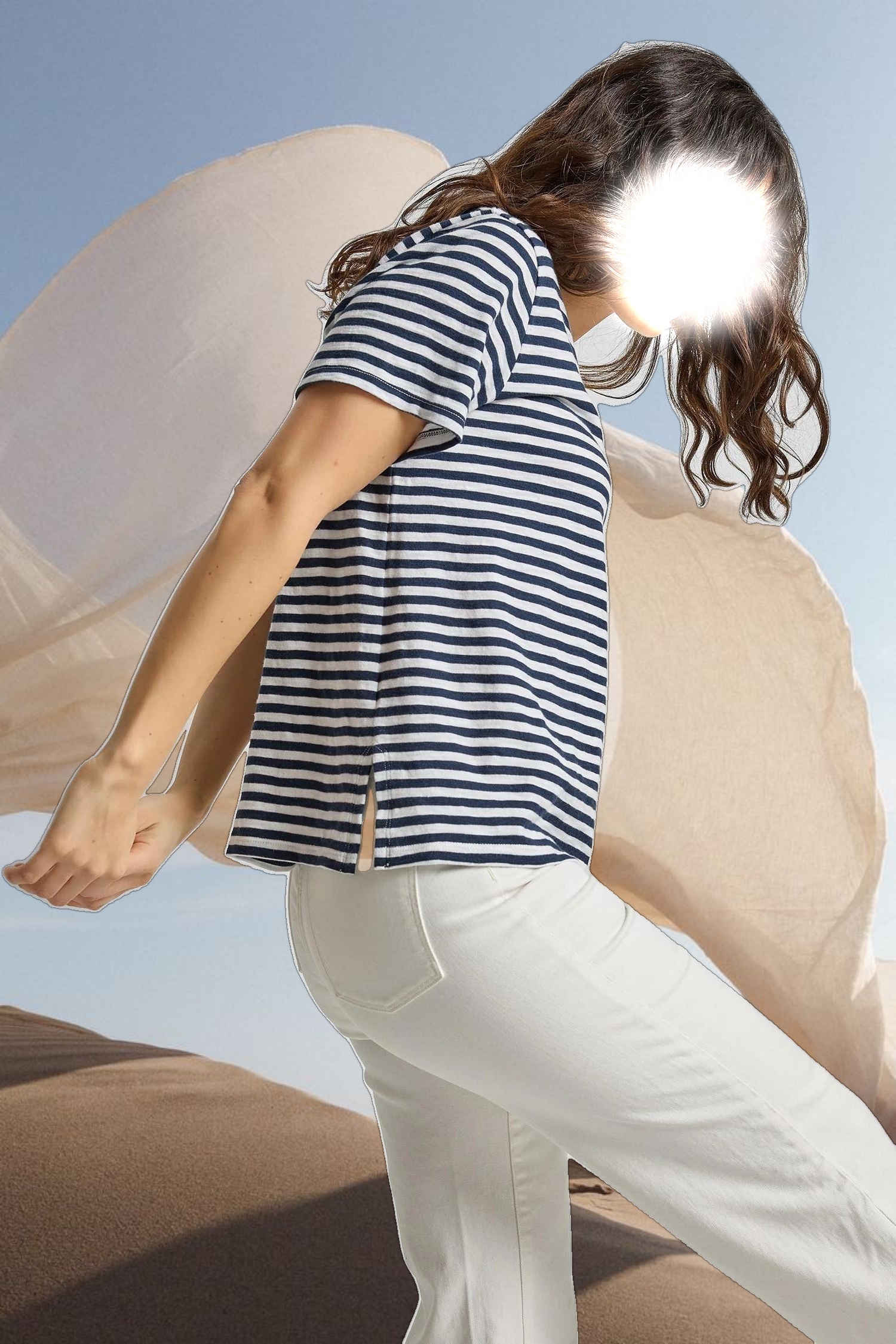 Striped Boyfriend Tee