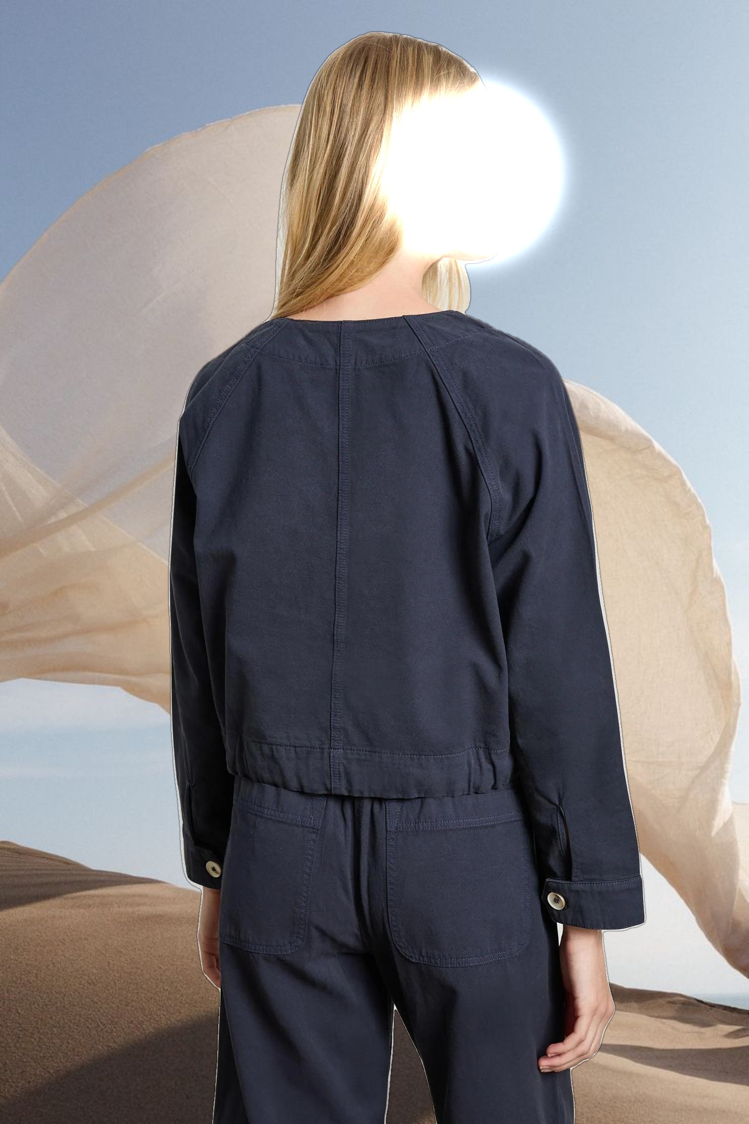 Drawstring Waist Jacket