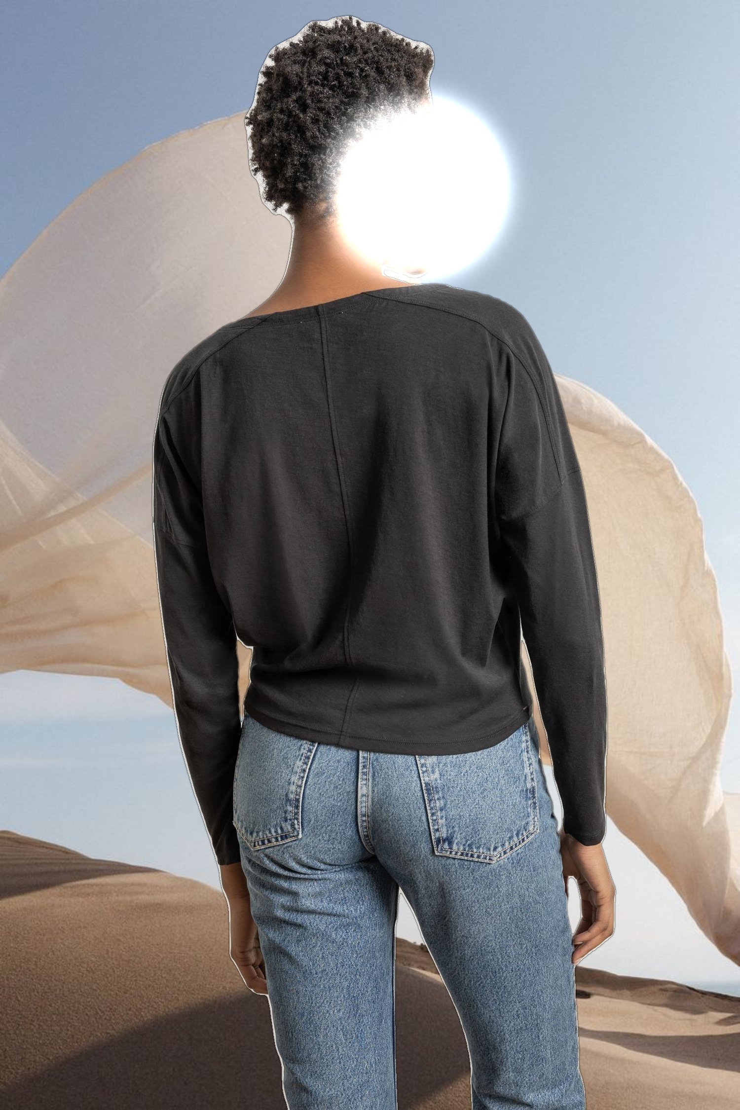 Drop Shoulder Boatneck