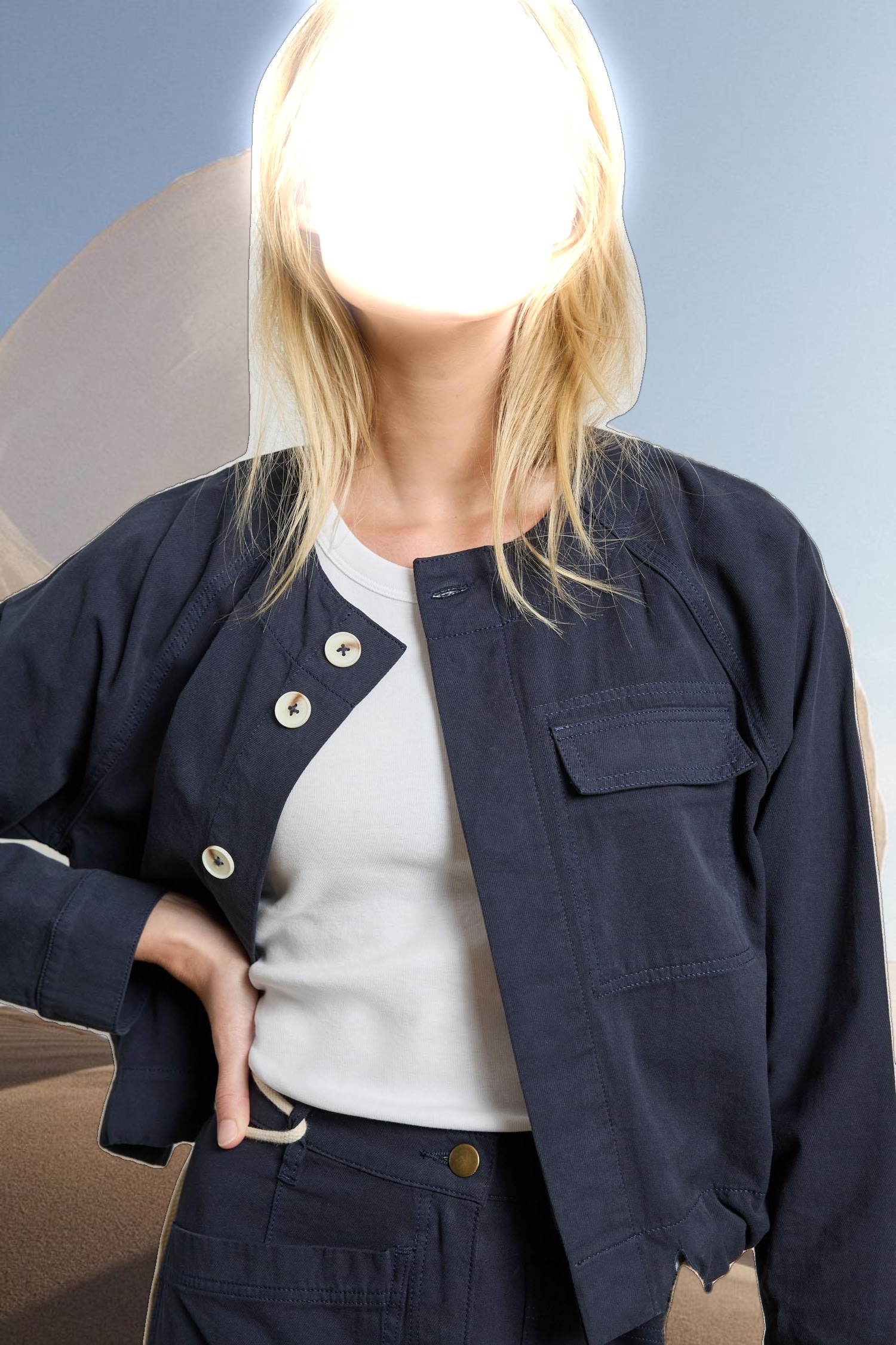 Drawstring Waist Jacket