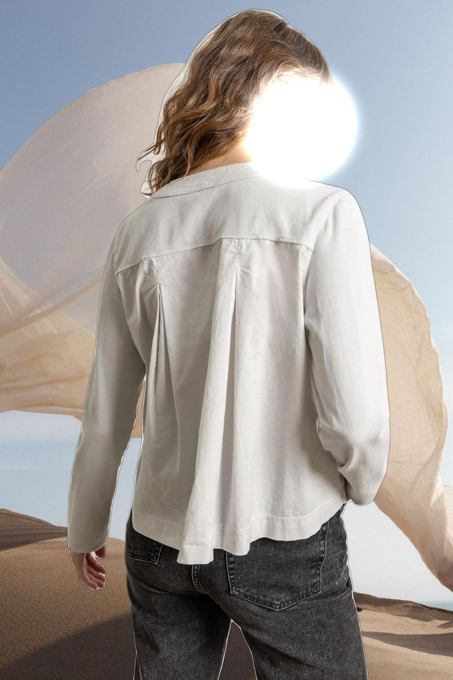 Mixed Media Cardigan