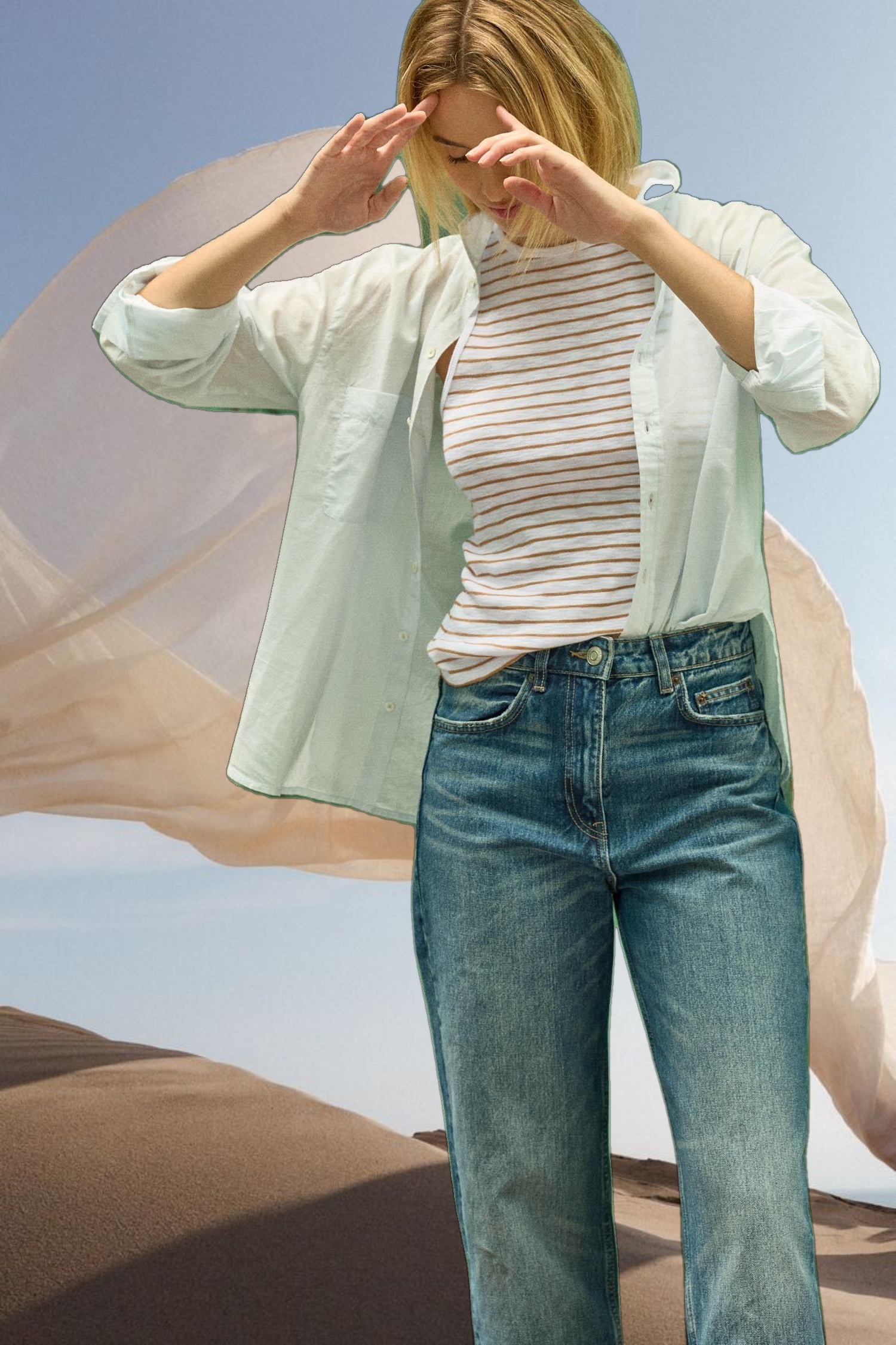 Relaxed Long Sleeve Button Down