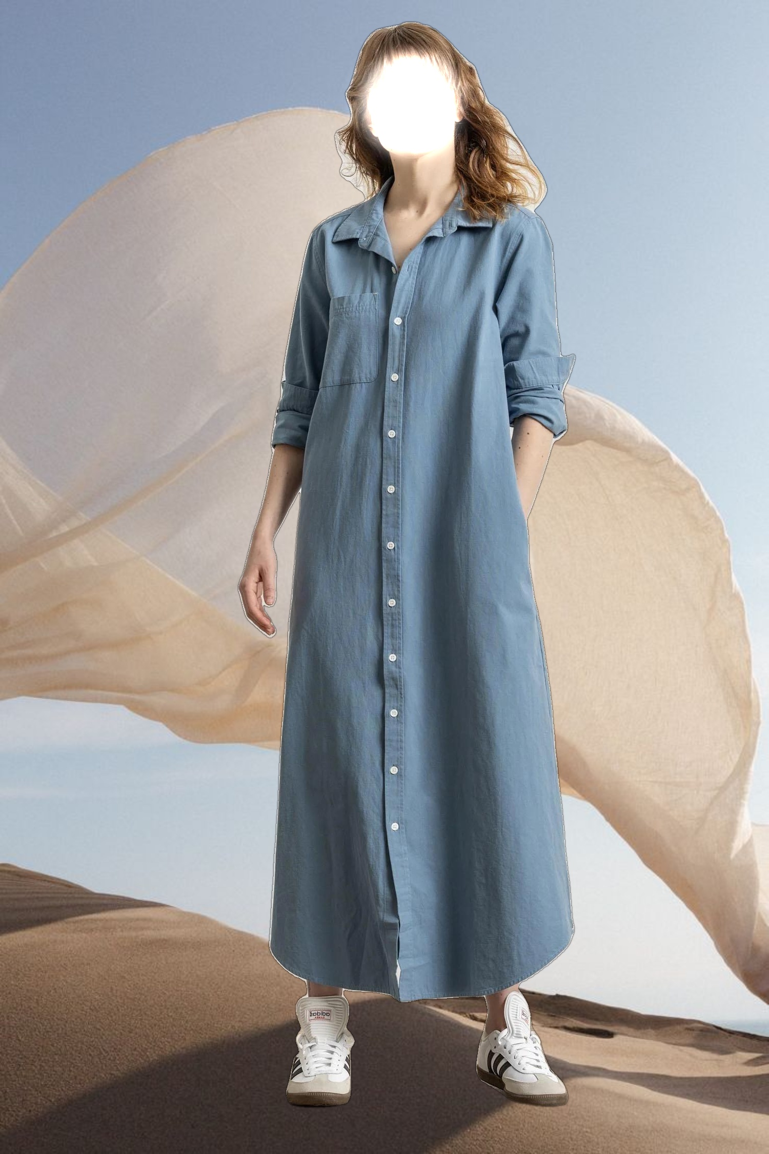 Maxi Shirt Dress
