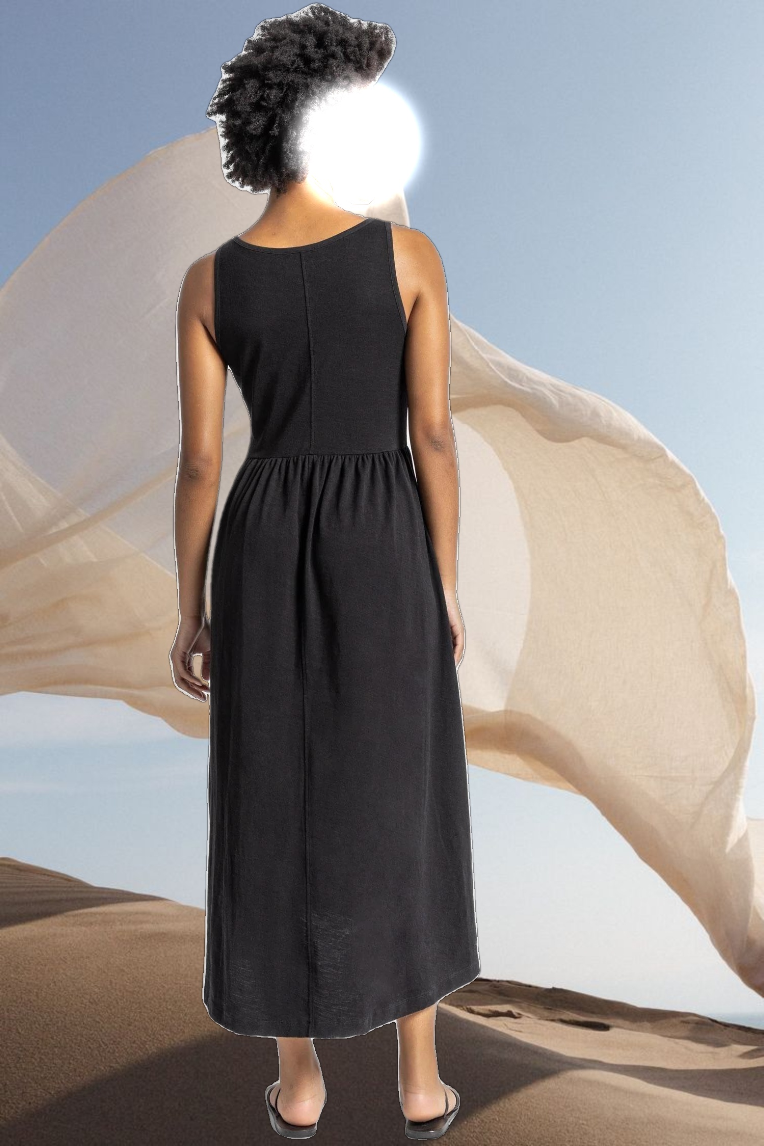 Hi-Low Maxi Tank Dress