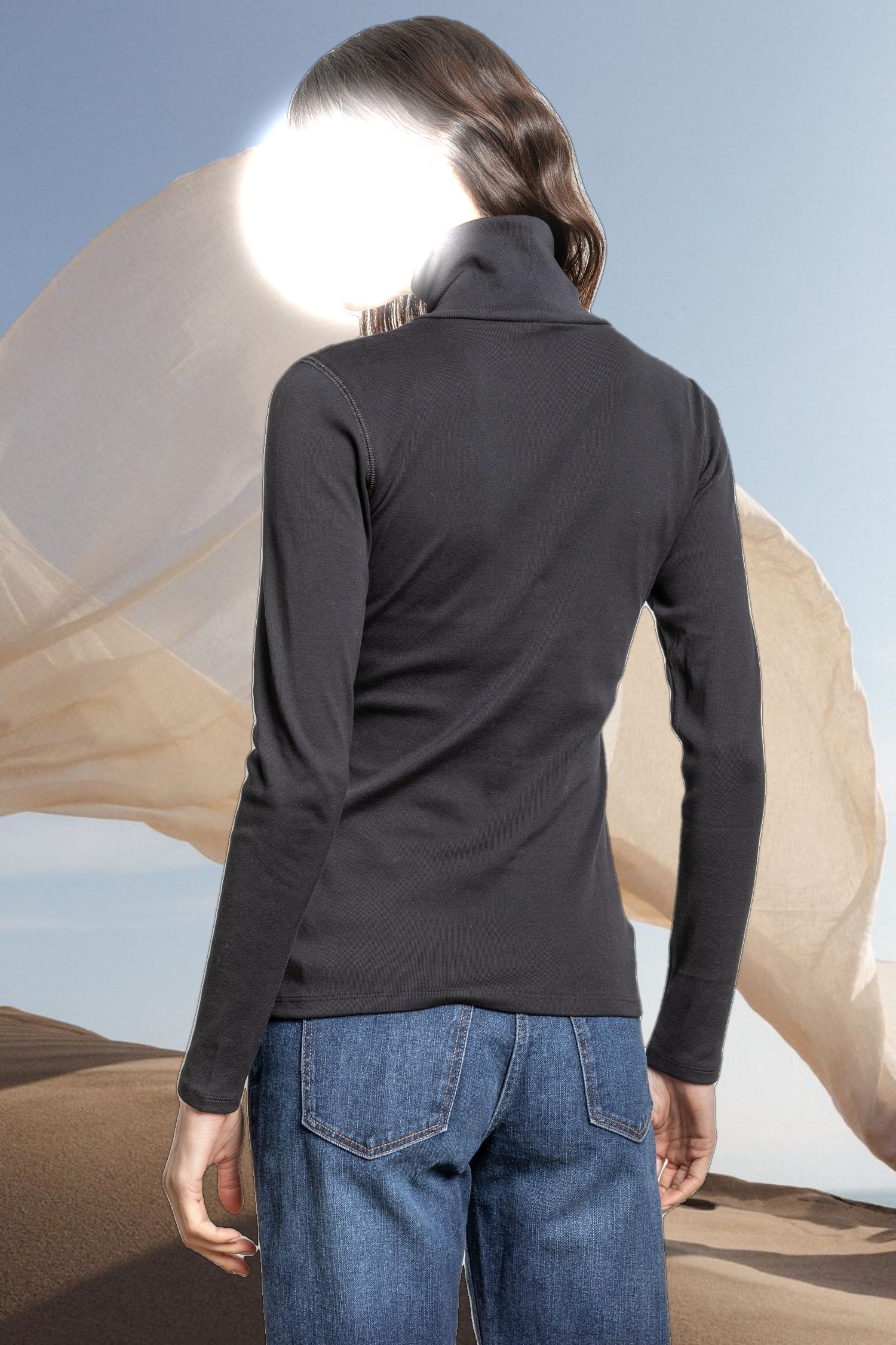 Long Sleeve Turtleneck Tee