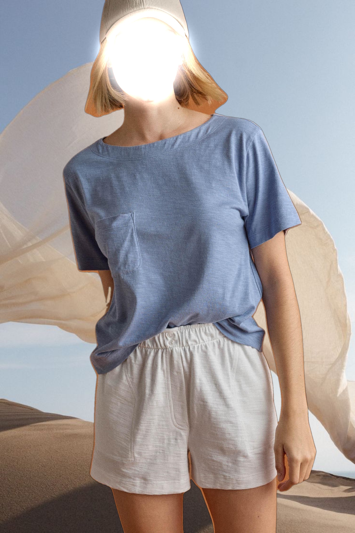 Easy Short Sleeve Pocket Tee