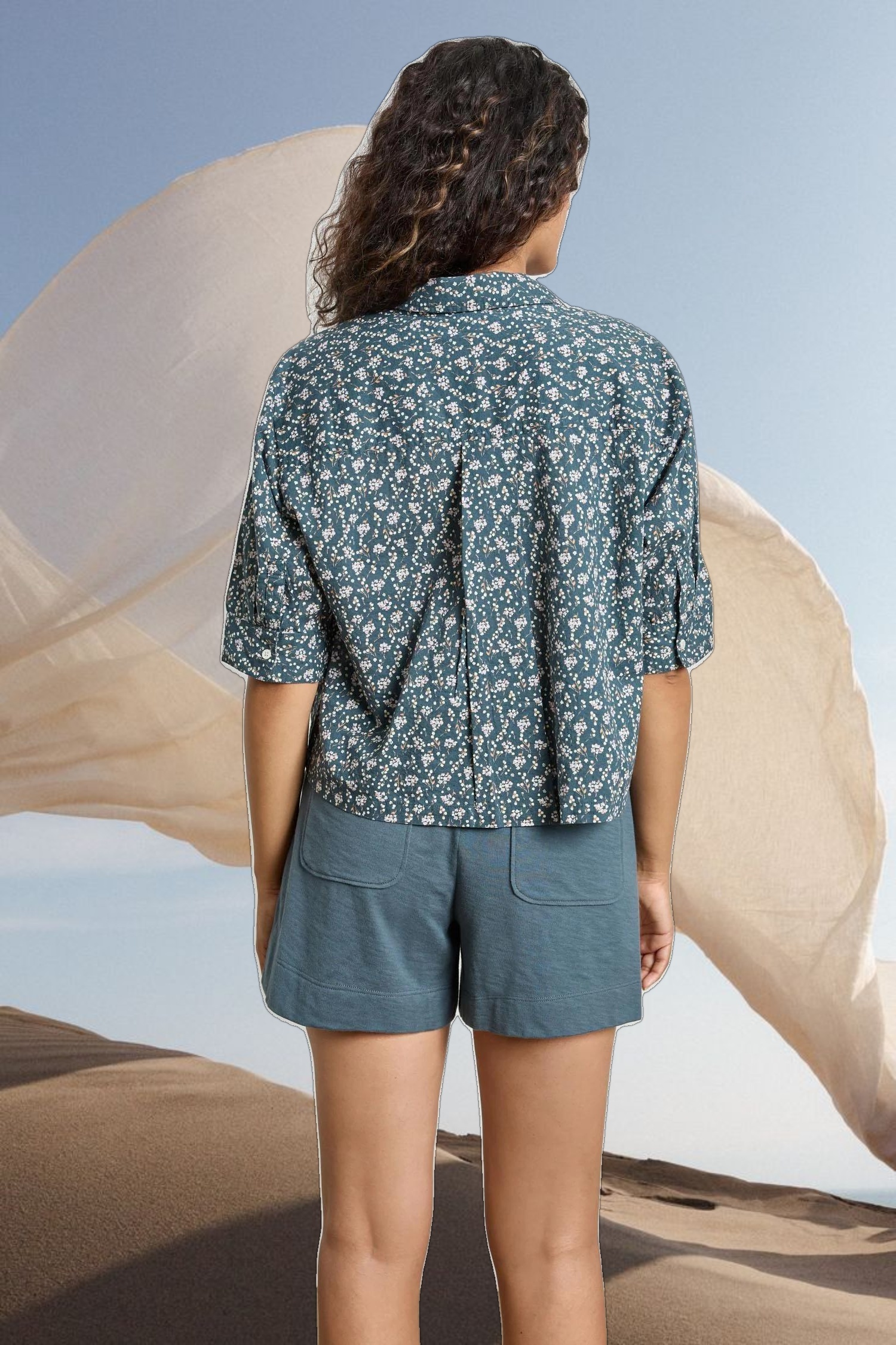 Easy Sleeve Button Down