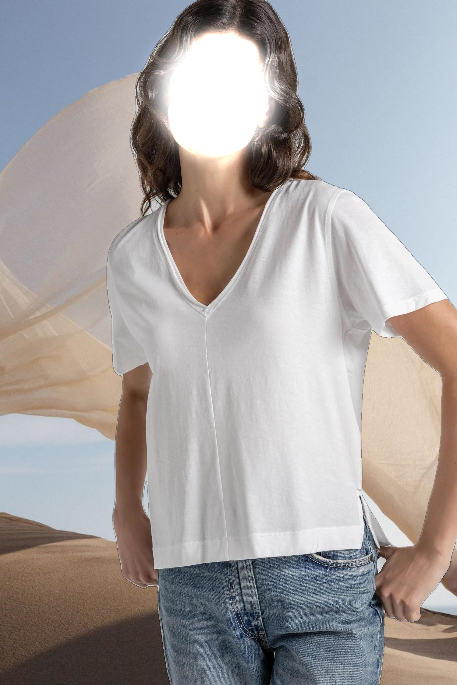 Easy Short Sleeve V-Neck