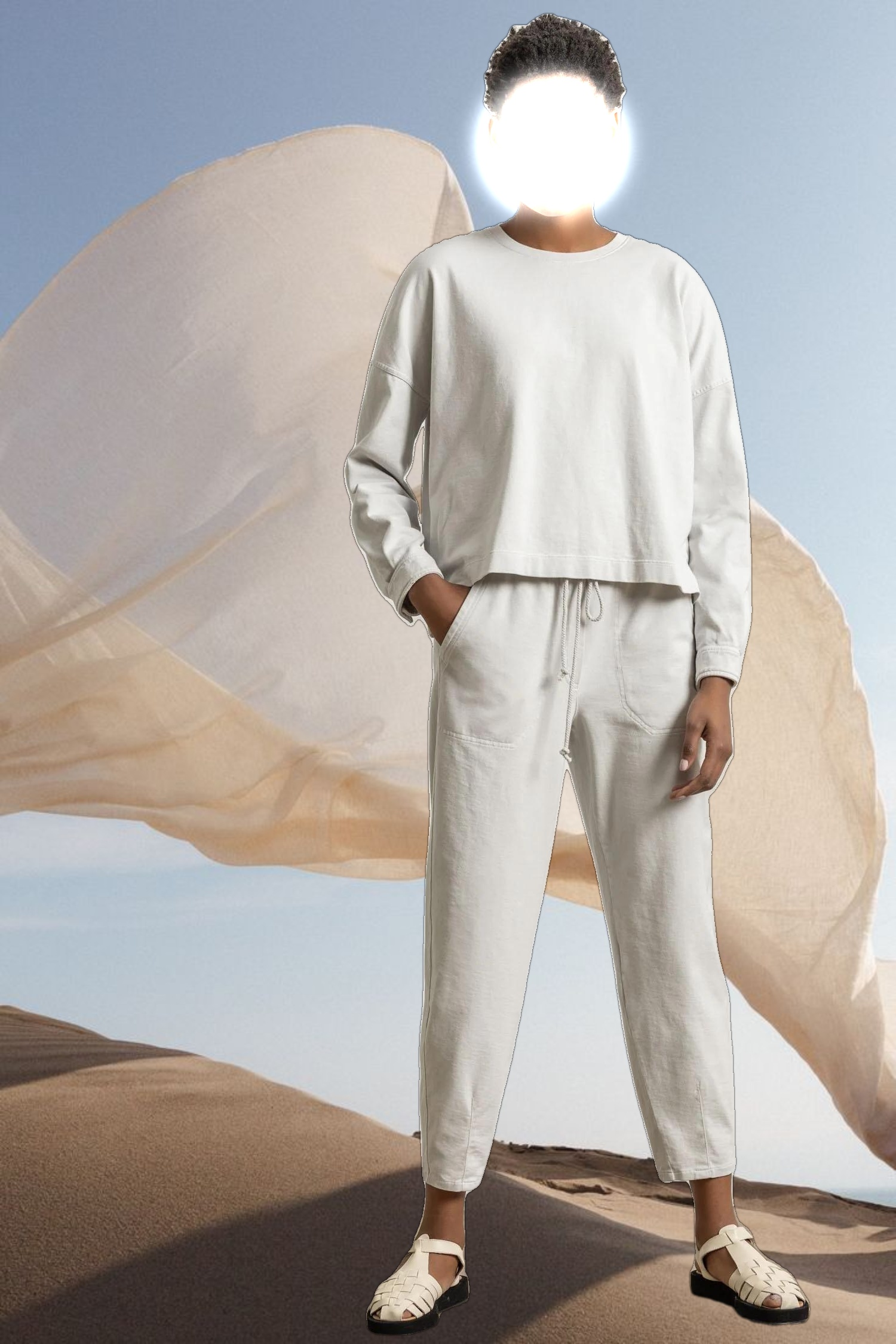 Barrel Leg Ankle Pant