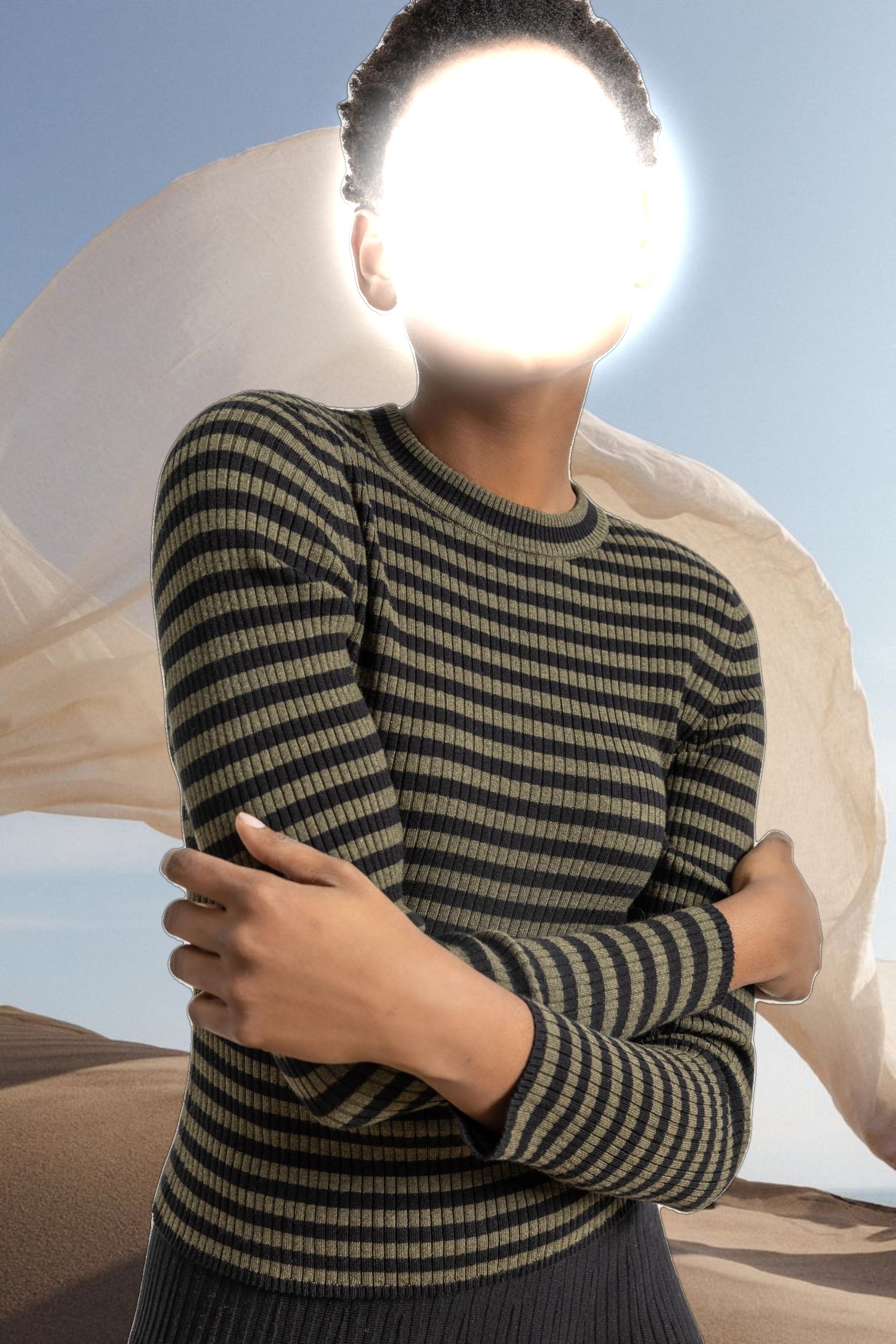 Striped Crewneck Sweater