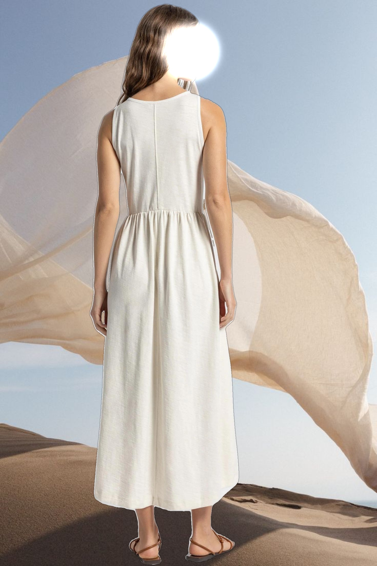 Hi-Low Maxi Tank Dress