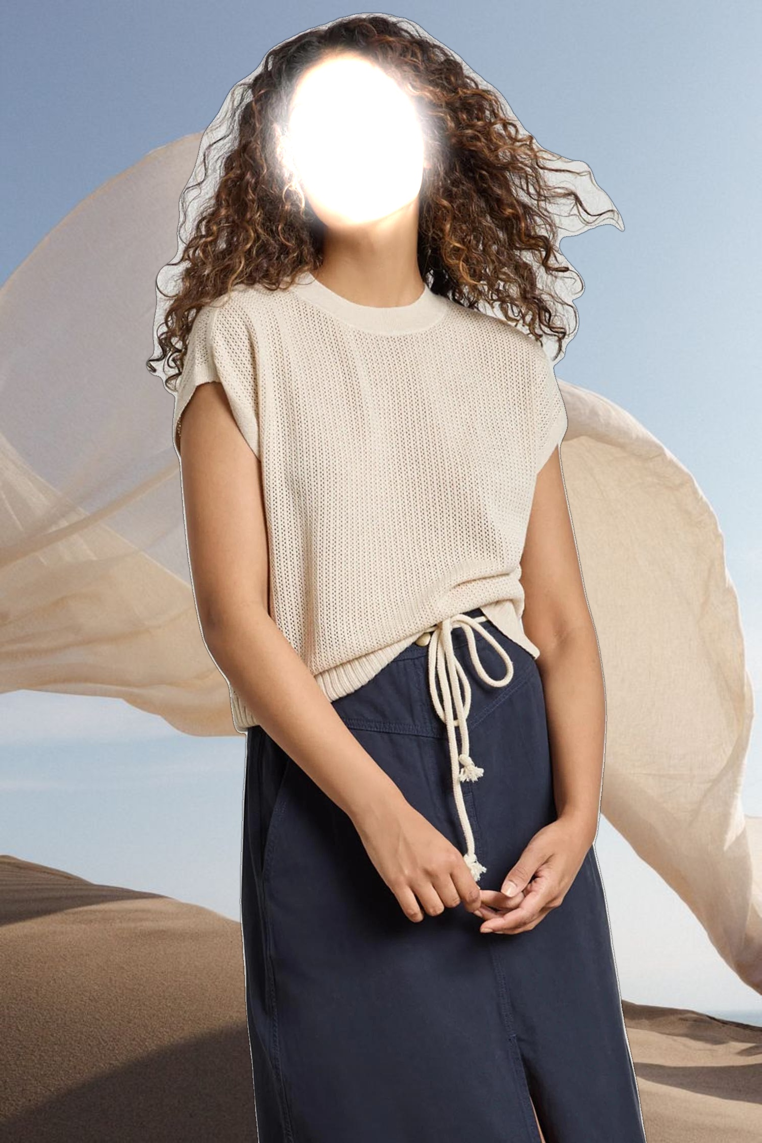 Short Sleeve Crewneck Sweater