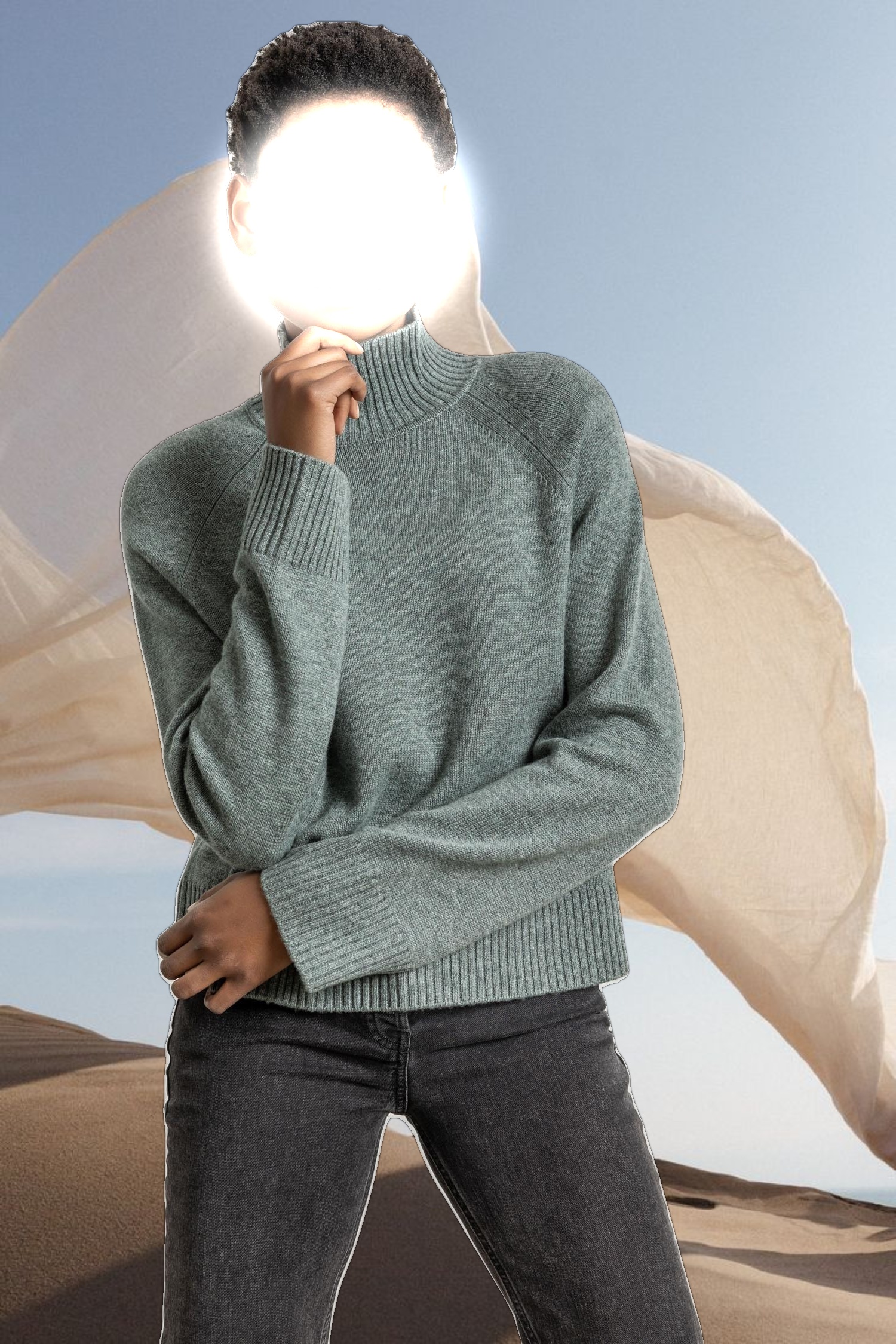 Full Sleeve Turtleneck Sweater