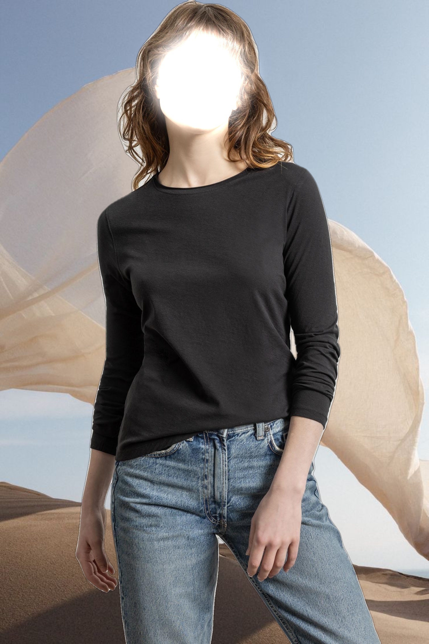 Long Sleeve V-Neck Henley