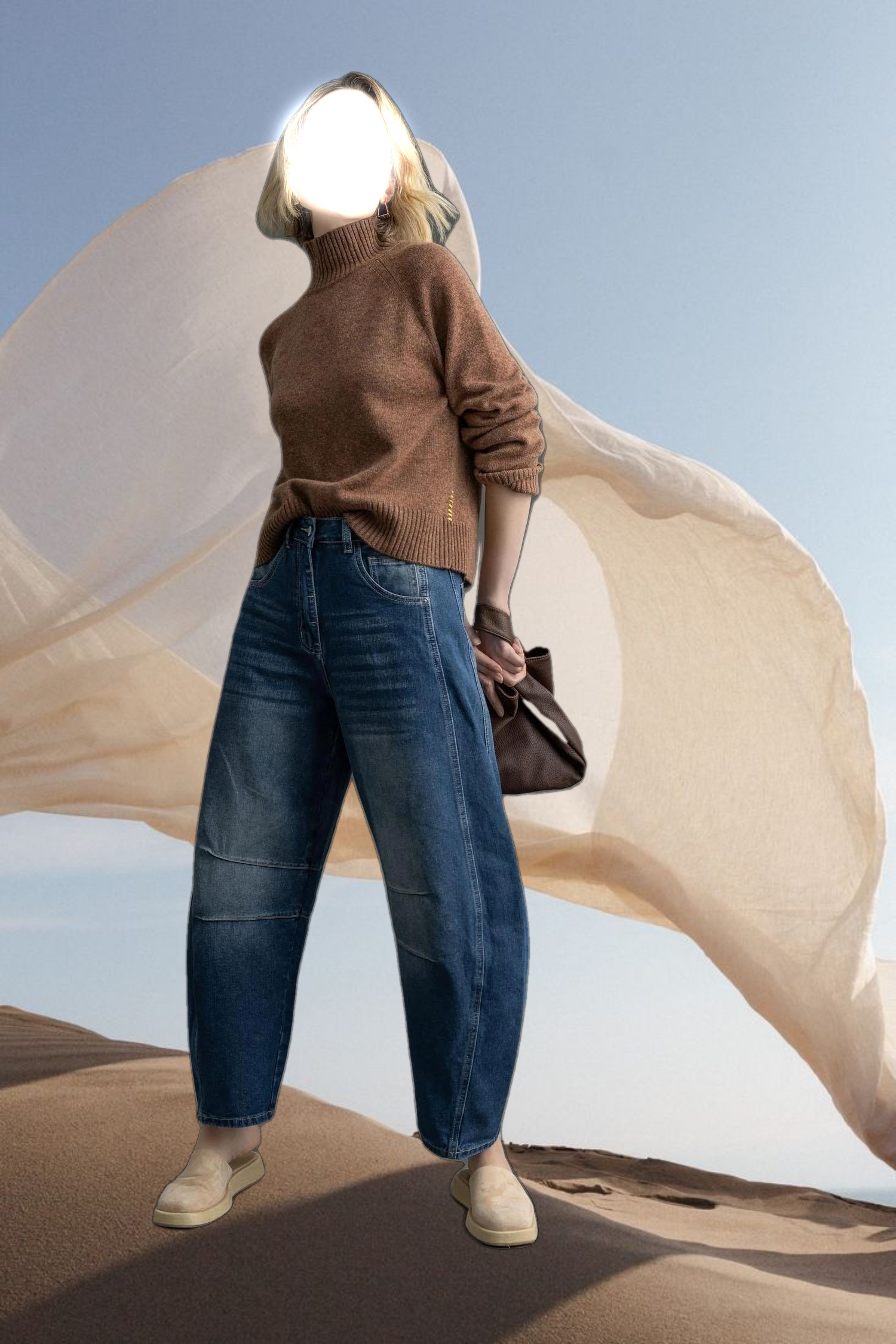 Full Sleeve Turtleneck Sweater