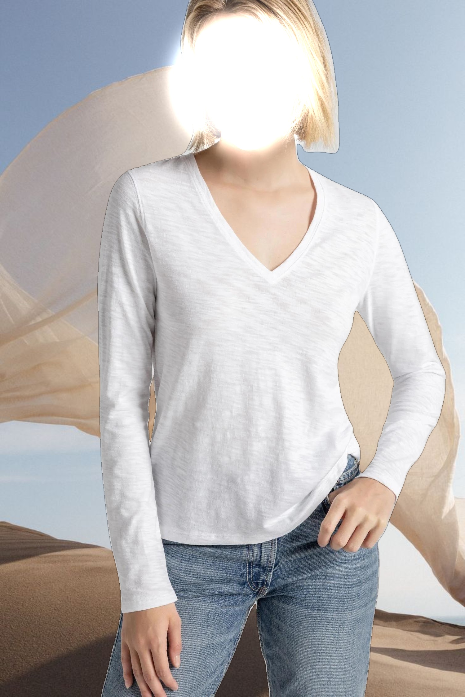 Long Sleeve V-Neck