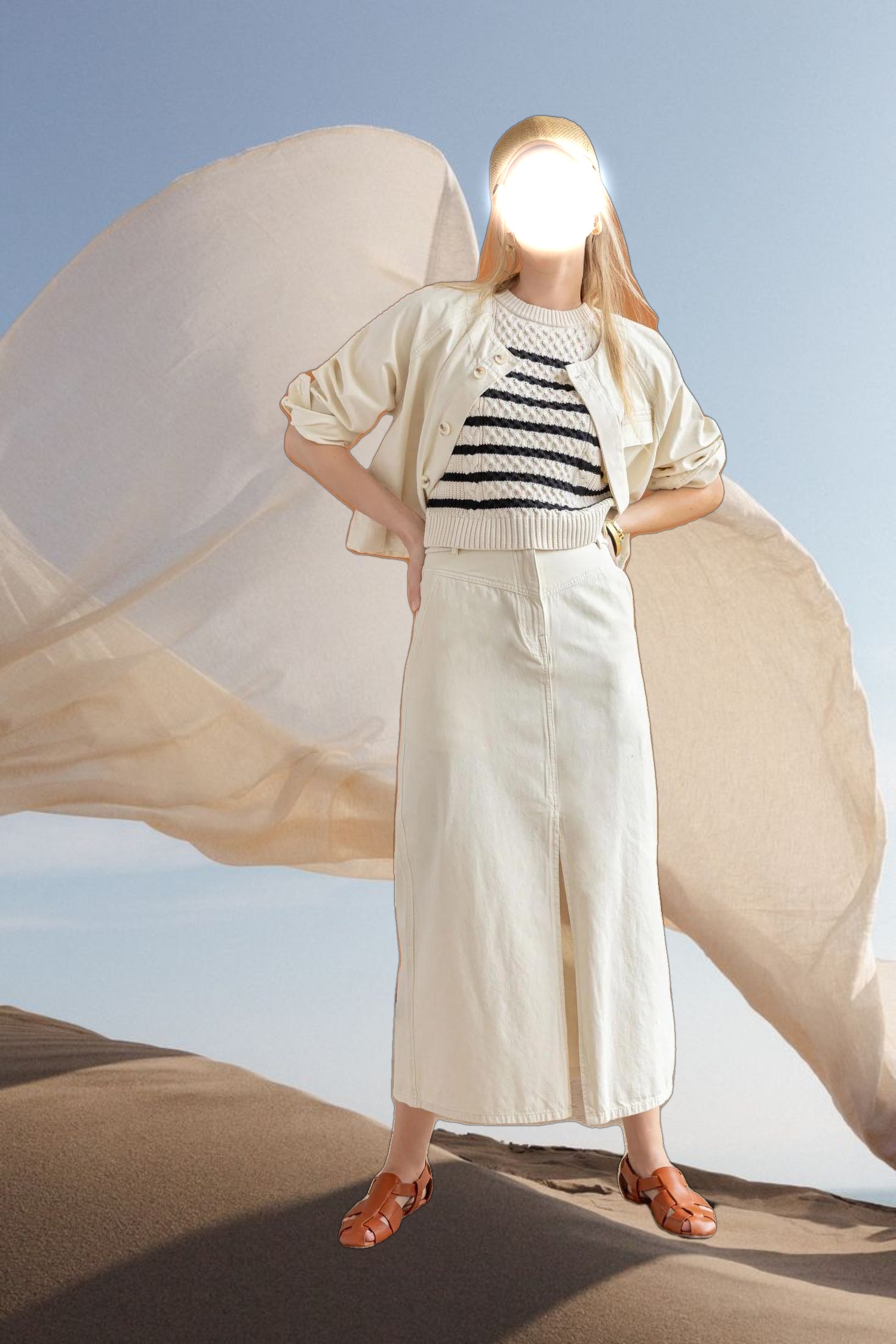 Drawstring Waist Jacket