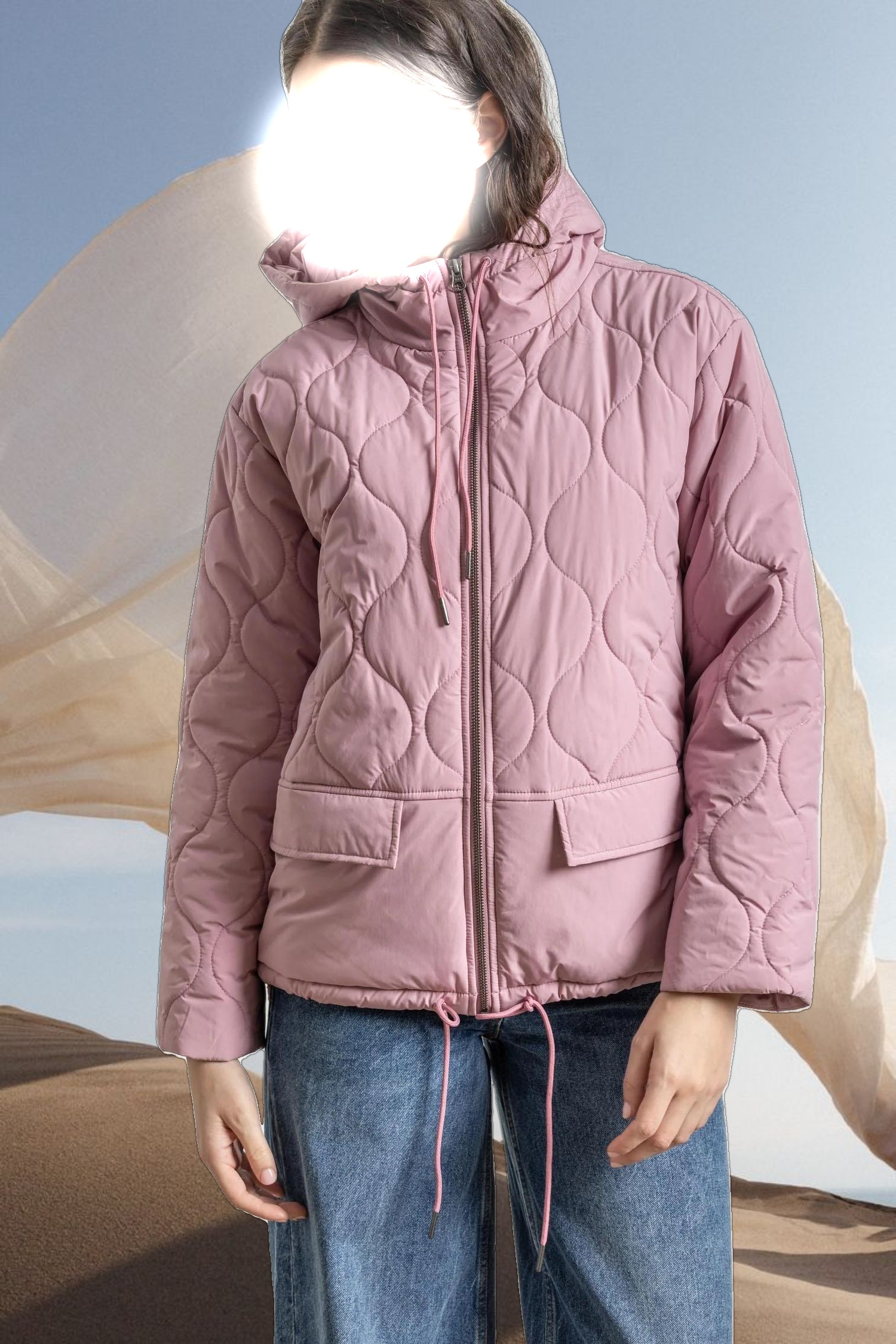 Nylon Quilted Jacket