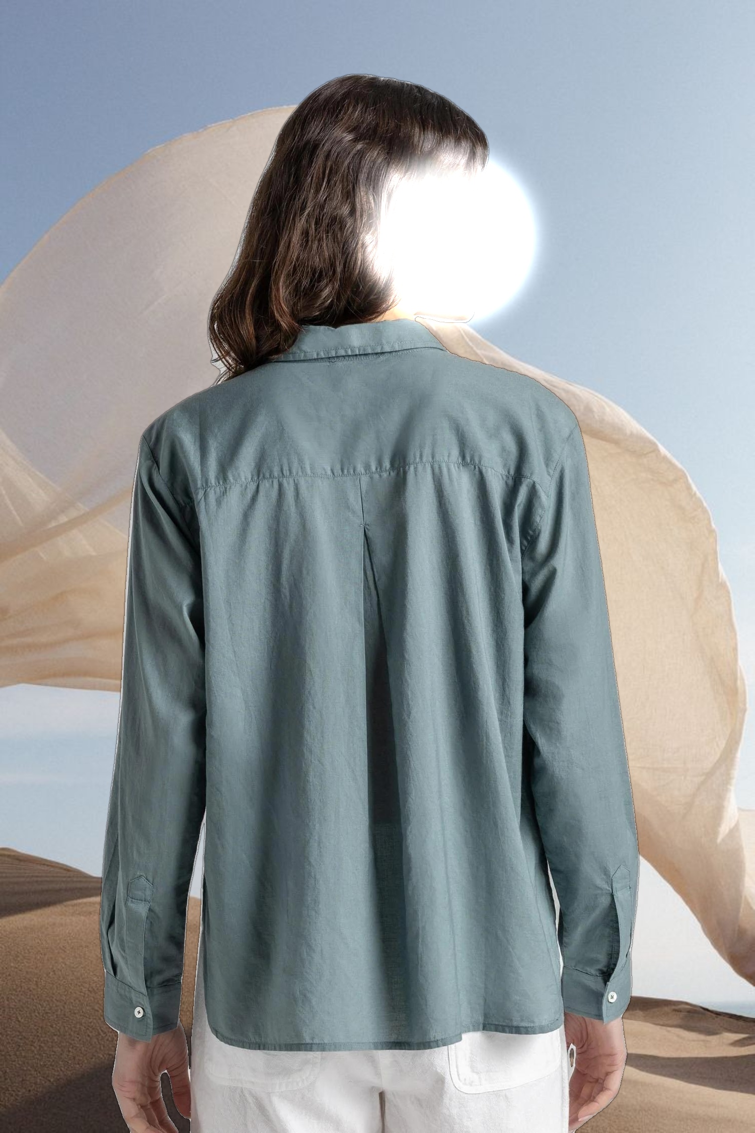 Relaxed Long Sleeve Button Down