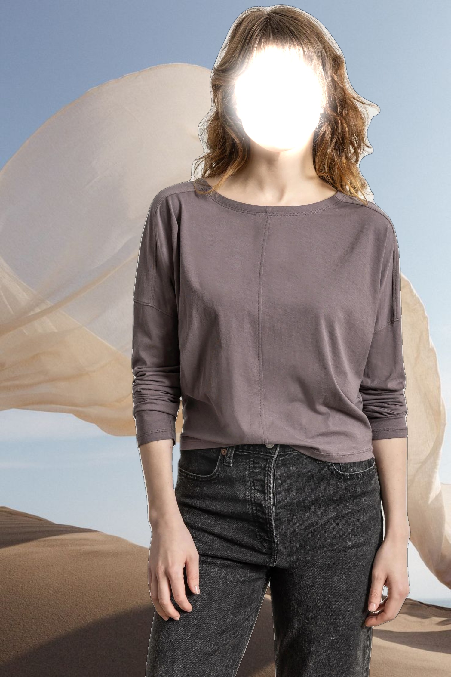 Drop Shoulder Boatneck