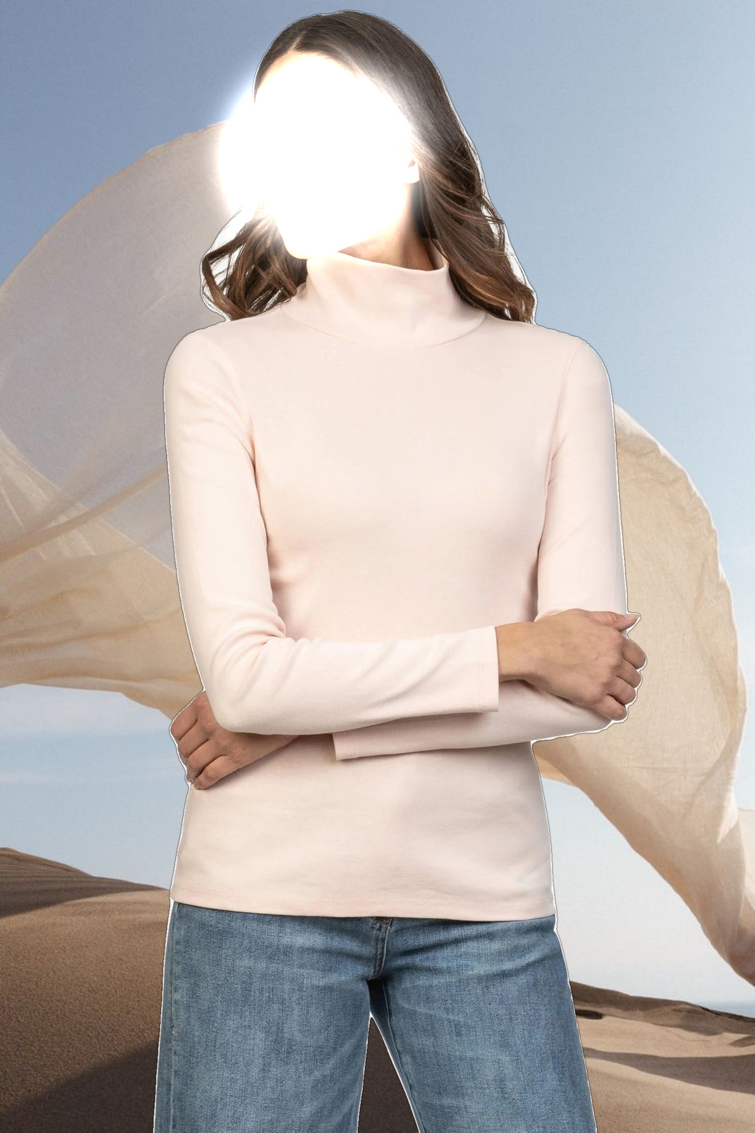 Long Sleeve Turtleneck Tee