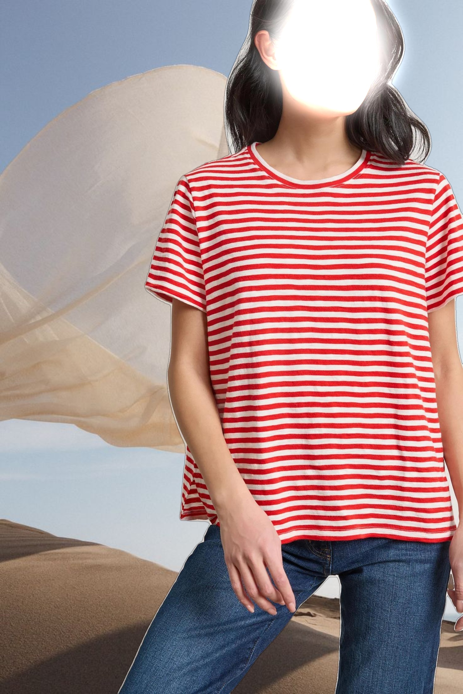 Striped Boyfriend Tee