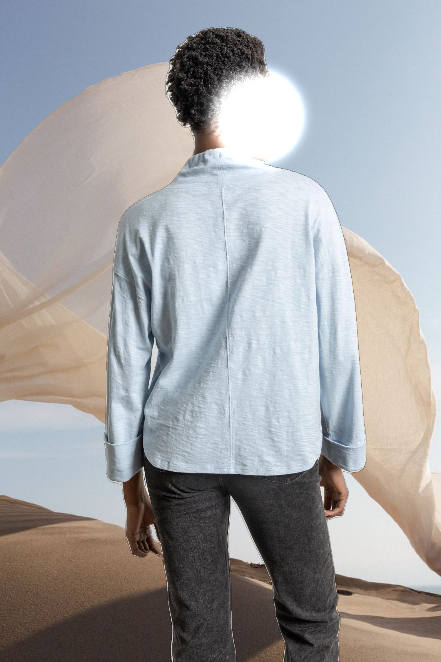 Drawstring Neck Pullover