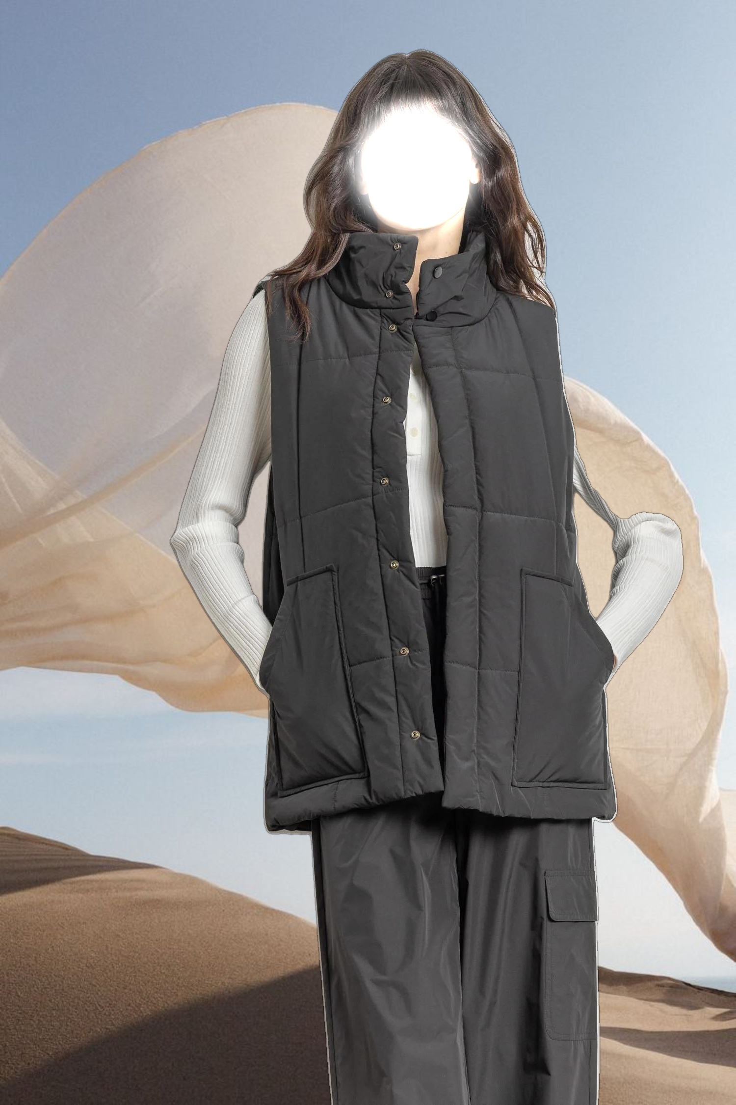 Nylon Long Vest