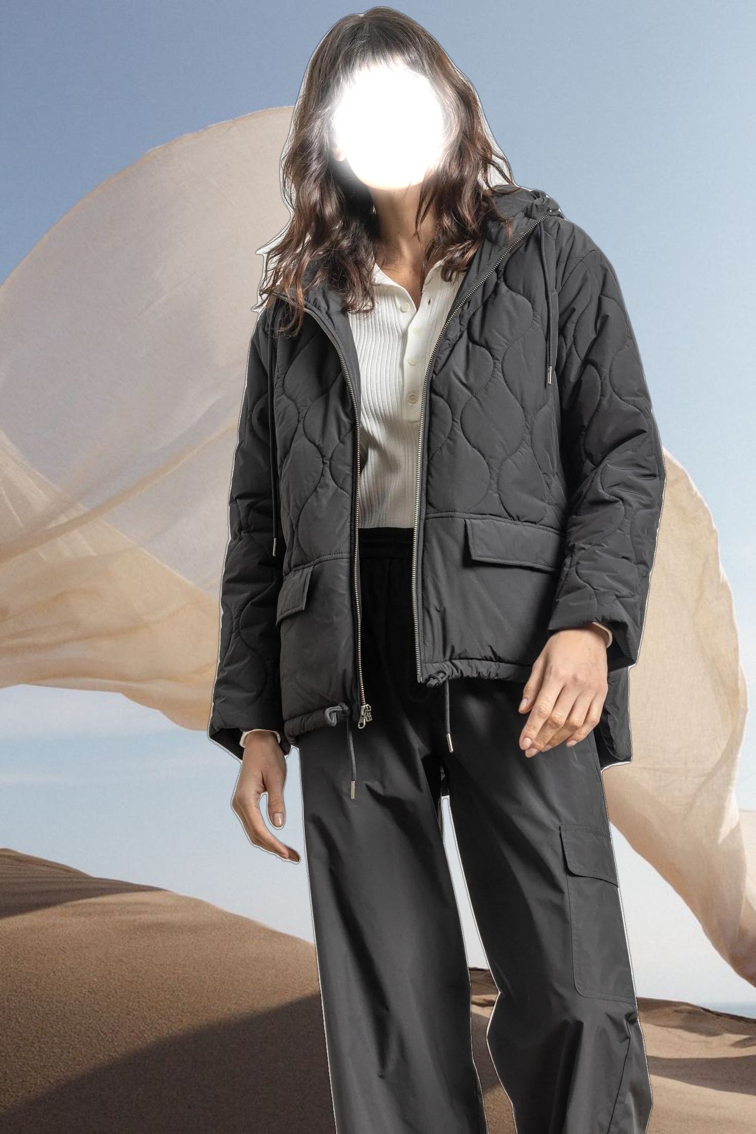 Nylon Quilted Jacket