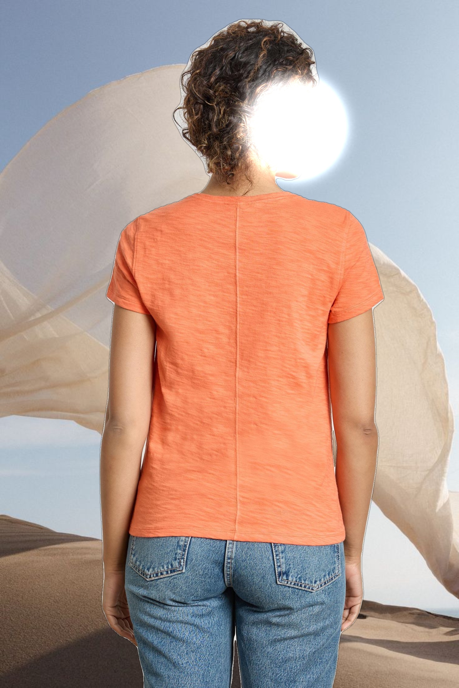 Short Sleeve Back Seam Crewneck