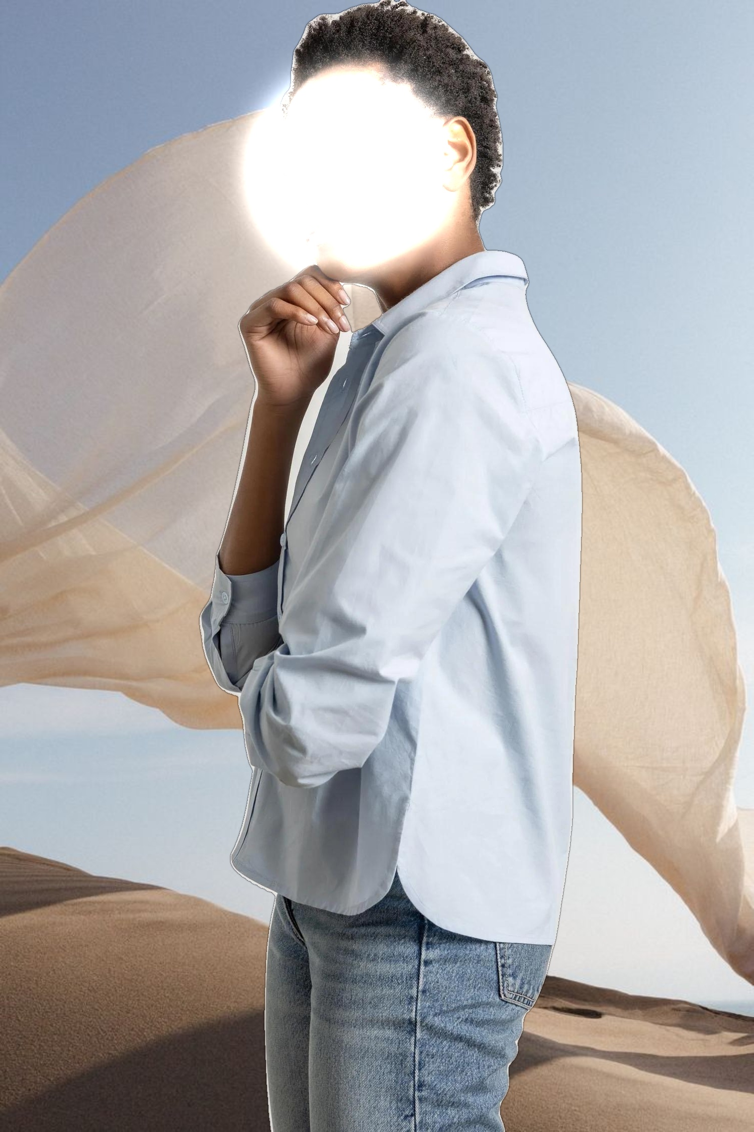 Easy Poplin Button Down