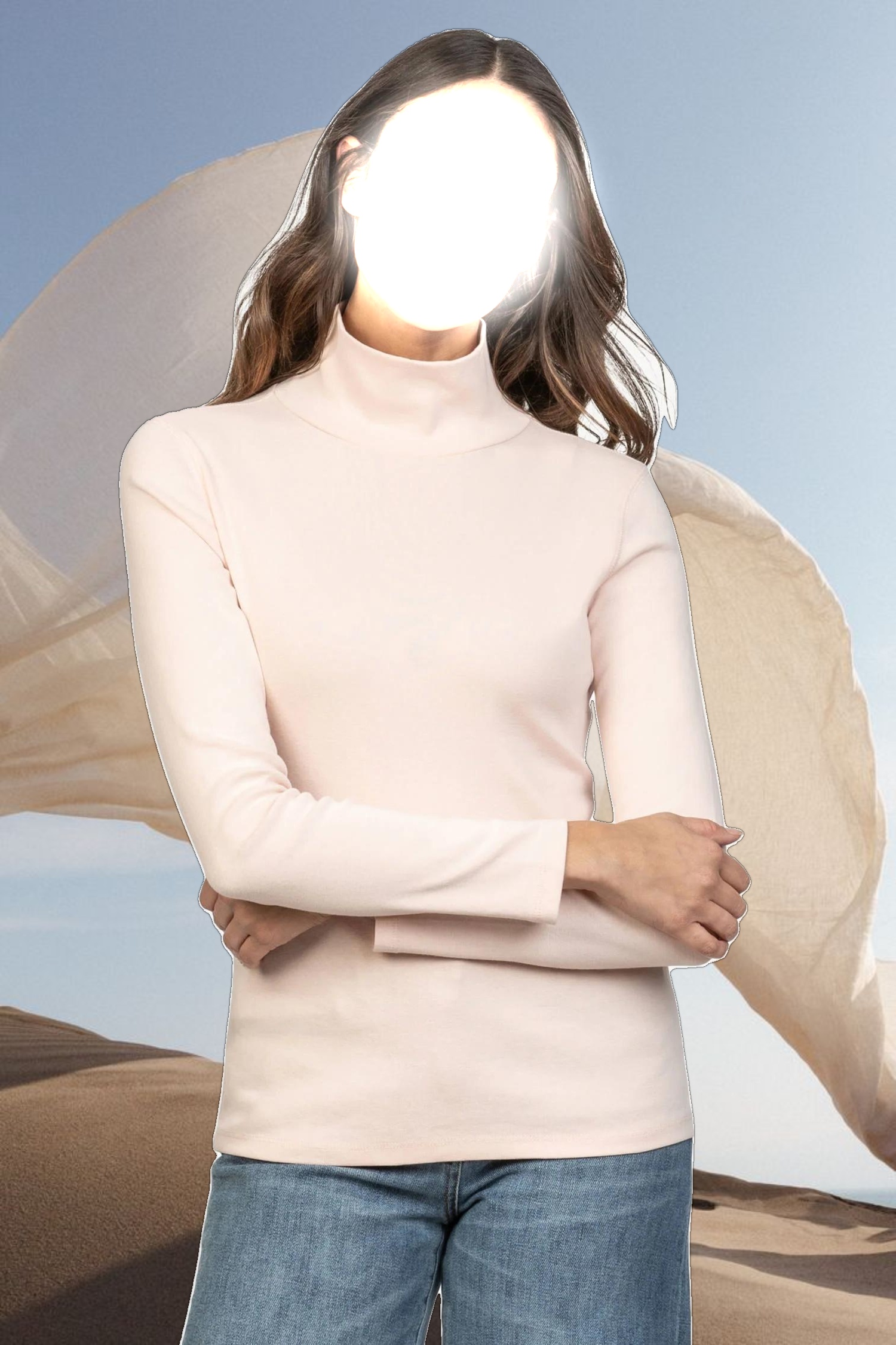 Long Sleeve Turtleneck Tee