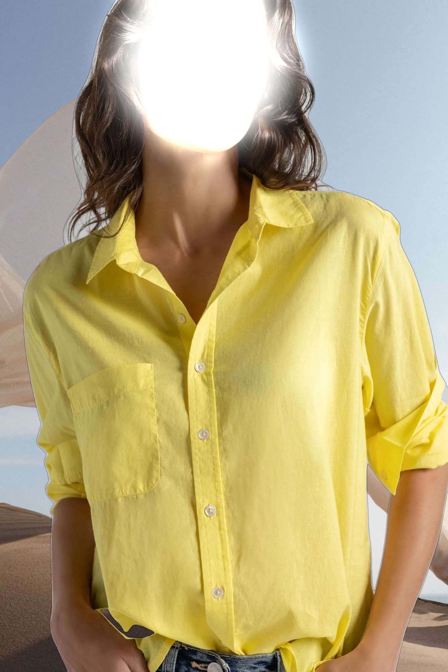 Relaxed Long Sleeve Button Down