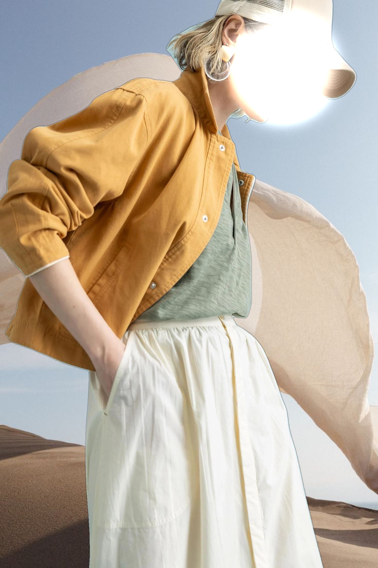 Contrast Trim Jacket