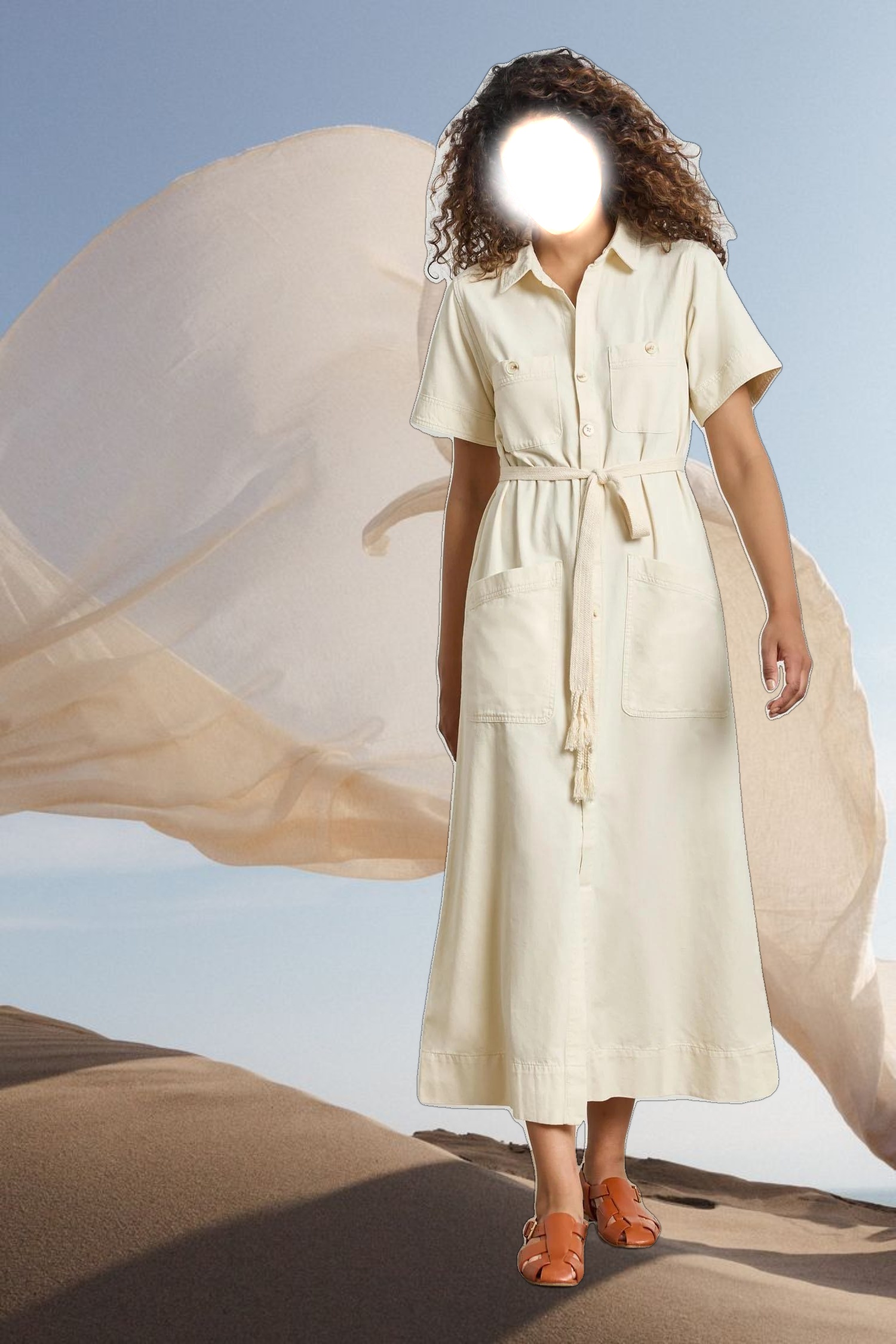 Short Sleeve Maxi Shirt Dress