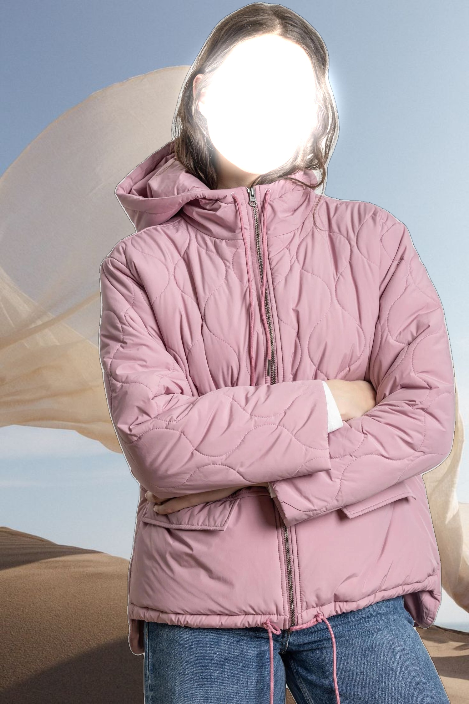 Nylon Quilted Jacket