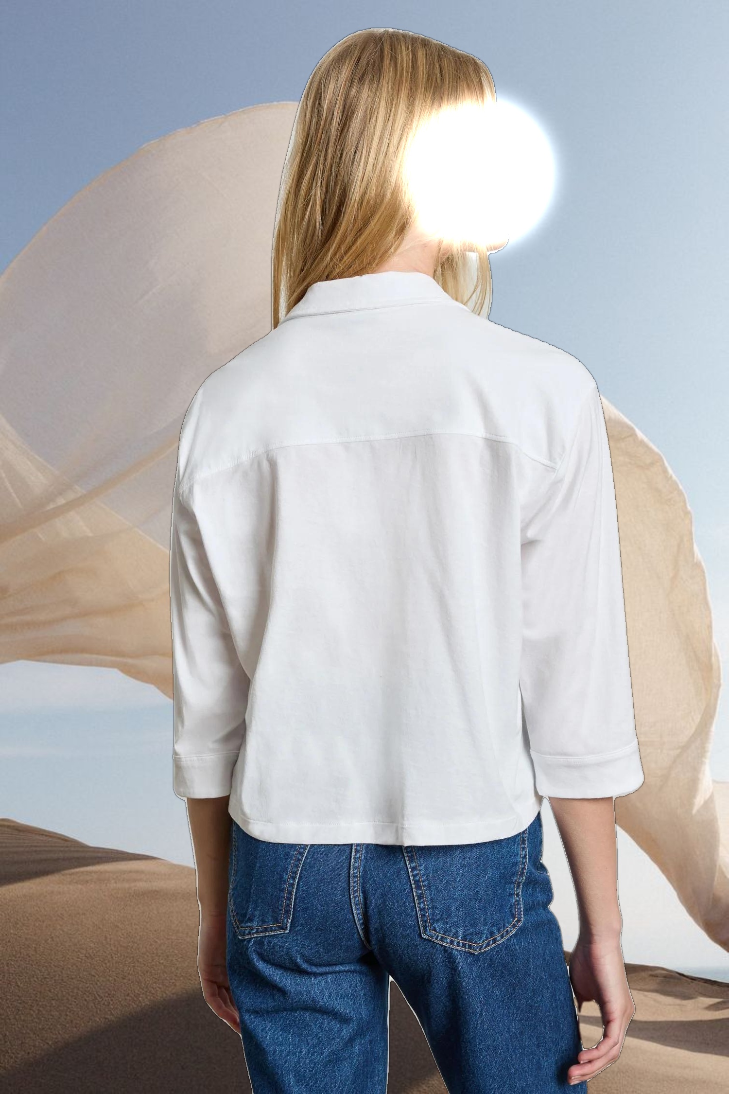 Easy Button Down Tee